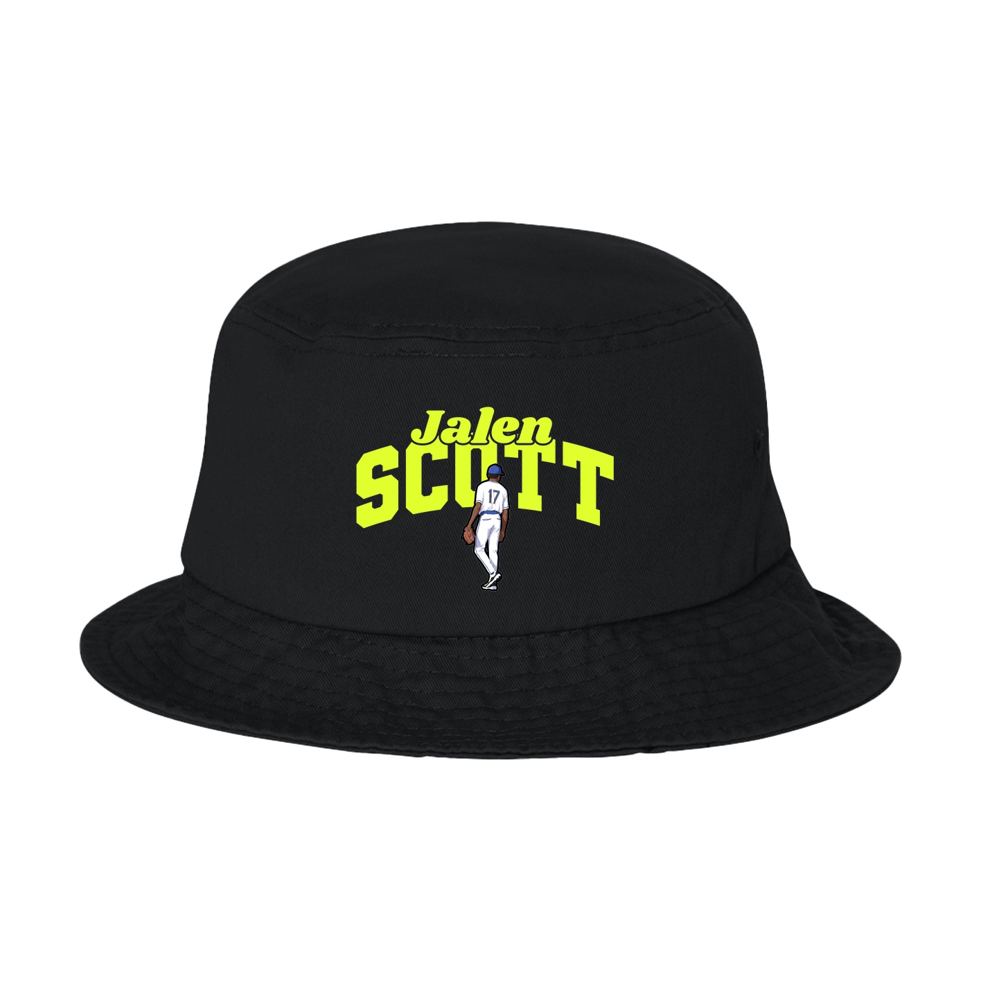 Bucket Cap — Signature Arch in Black