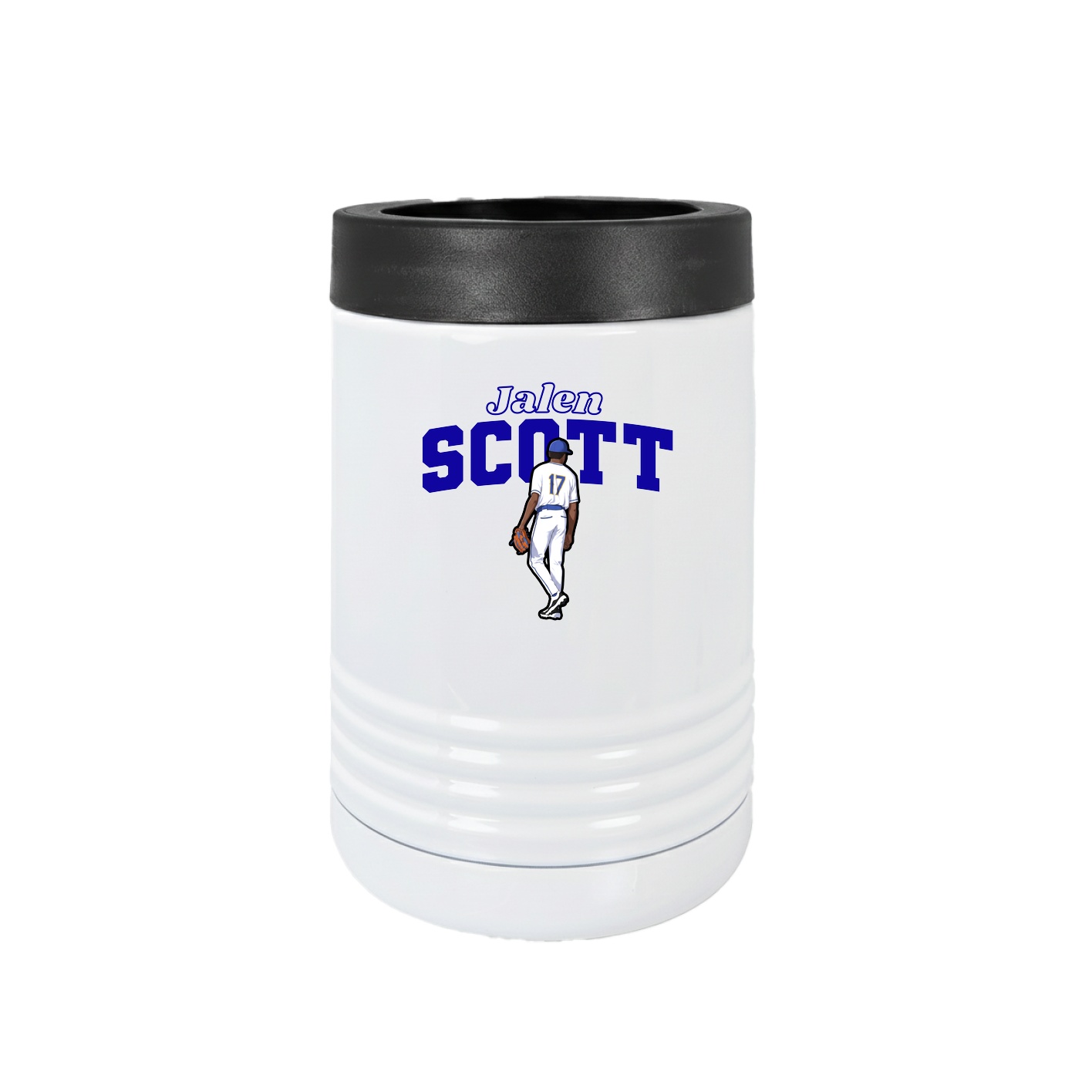 Beverage Holder — Name Arch in White
