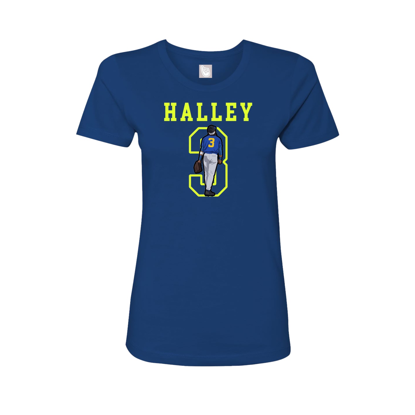 Fitted Women's Tee — Shirsey in Royal