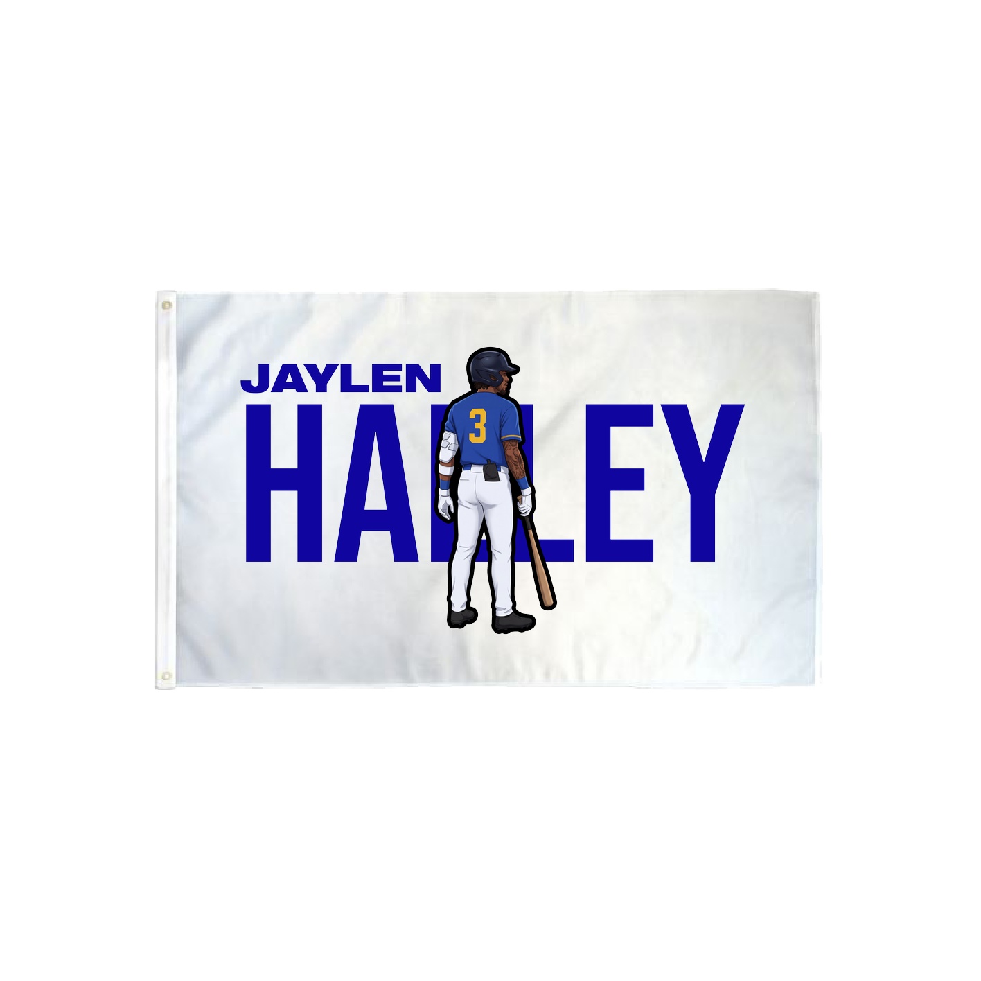 3x5 Flag — Player Name in Classic