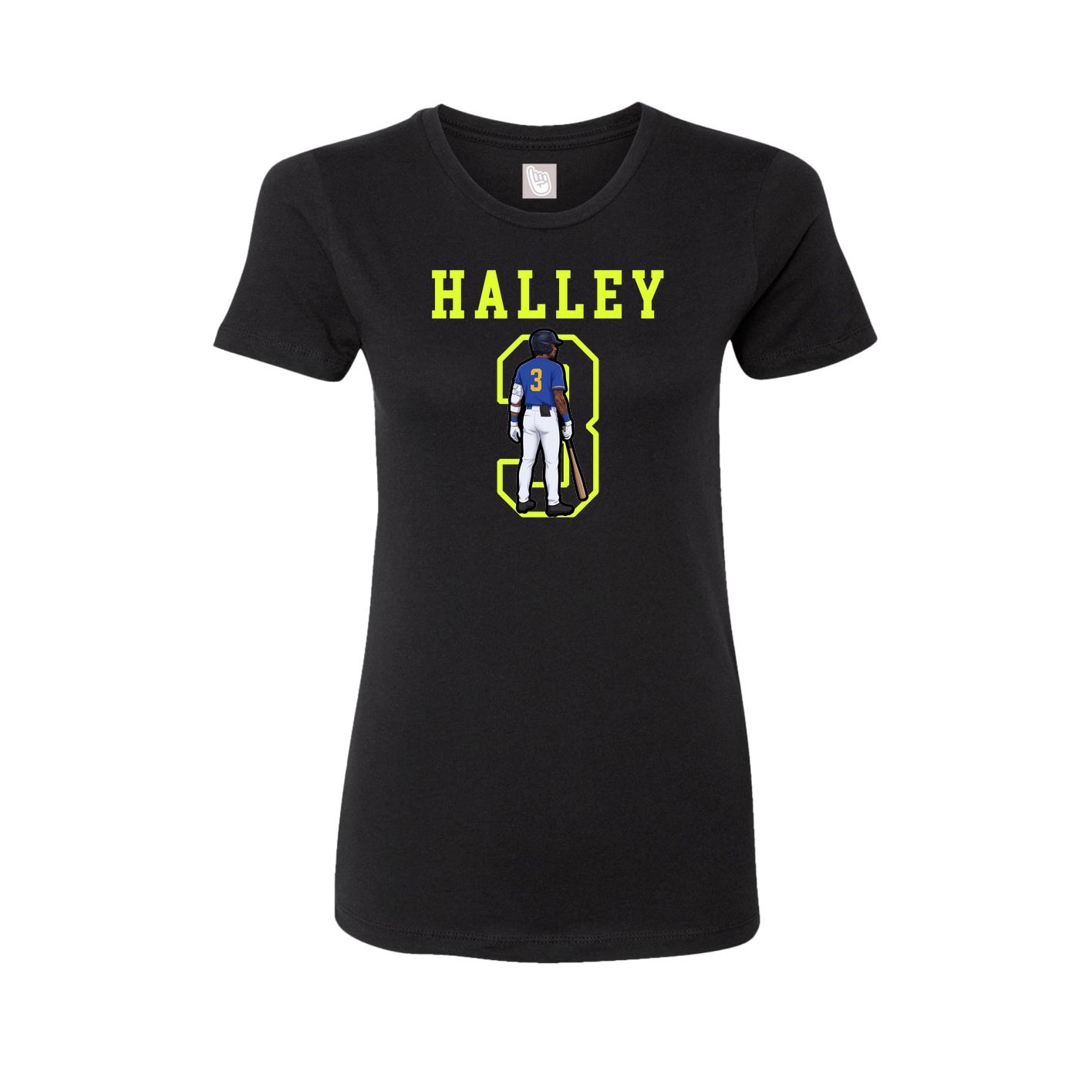 Fitted Women's Tee — Shirsey in Black