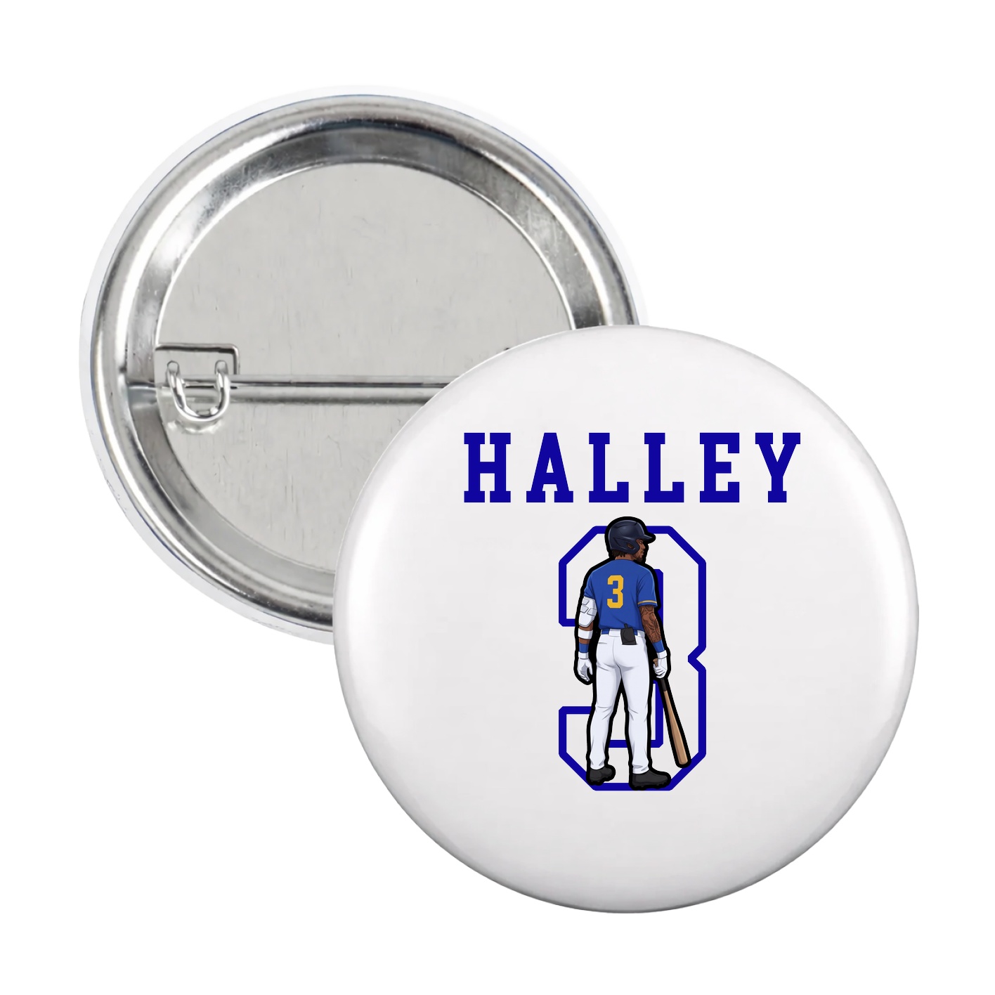 Game Day Button — Shirsey in White