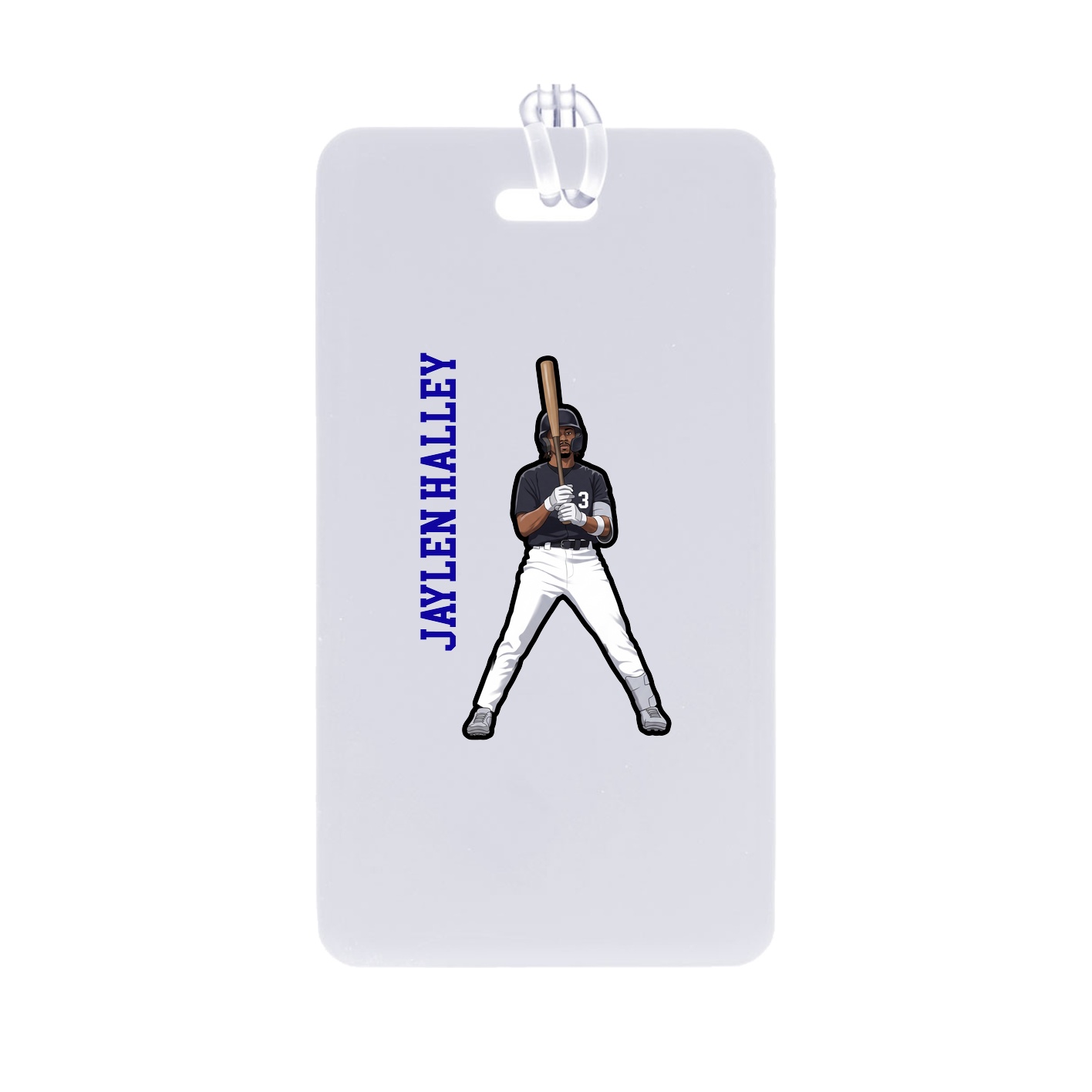 Bag Tag — Name Vertical in Classic