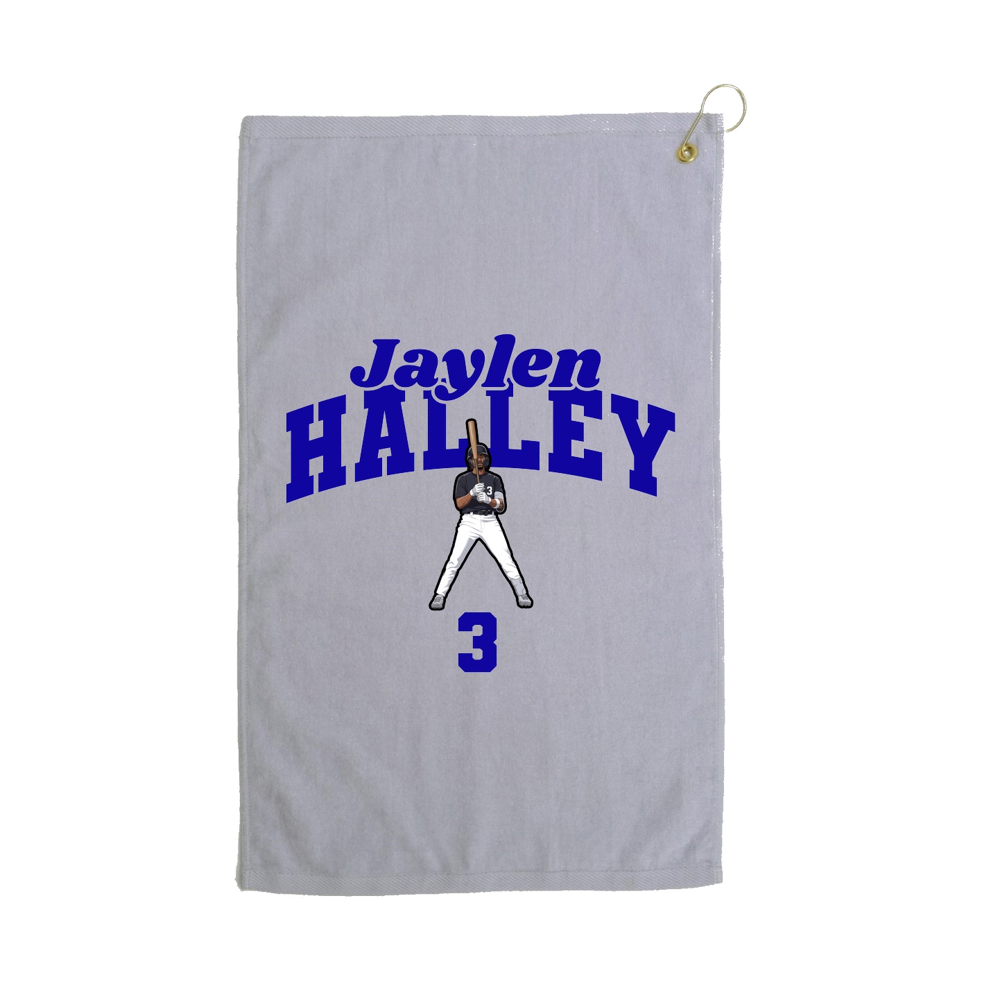Golf Towel — Signature Arch in Grey