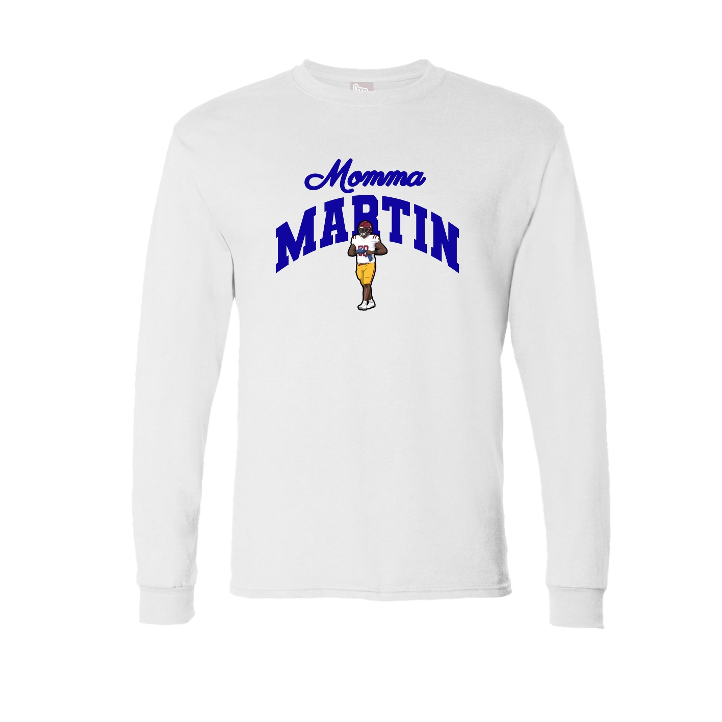 Long Sleeve Tee — Mothers Day Arch in White