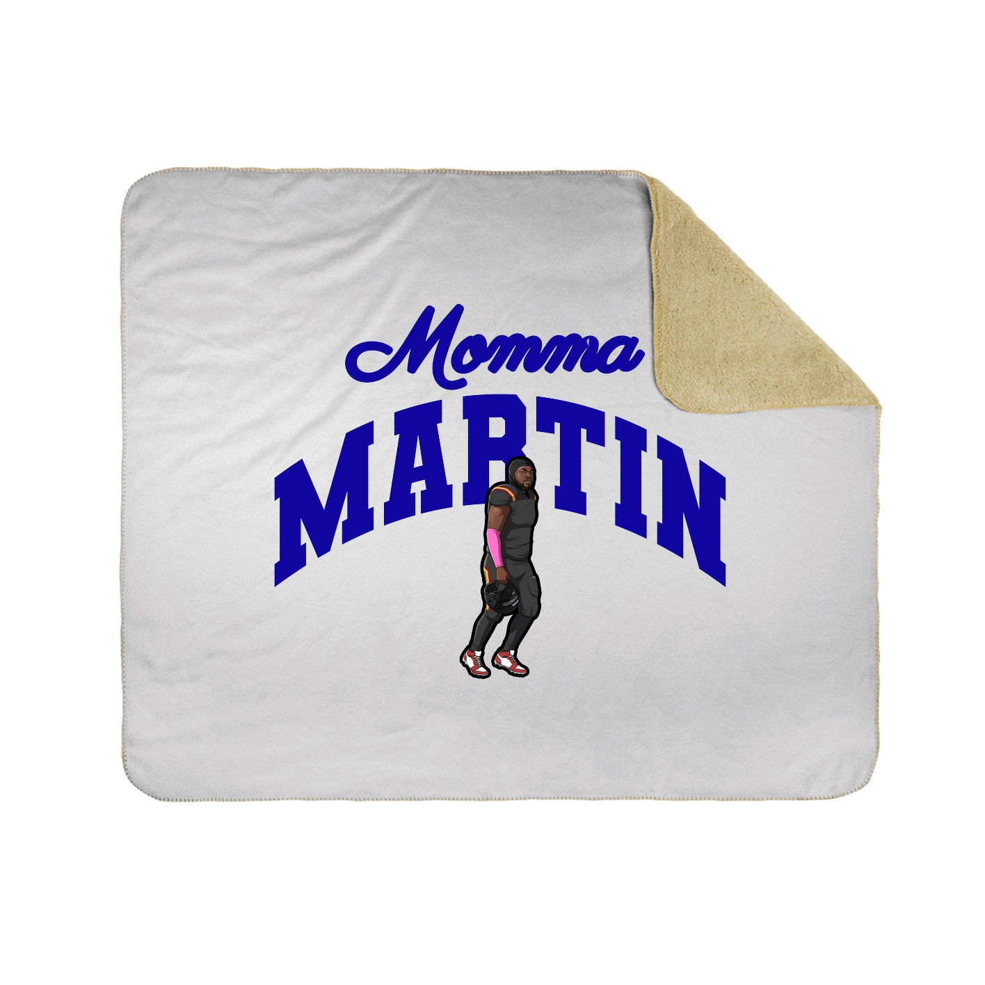 Throw Blanket — Mothers Day Arch in White