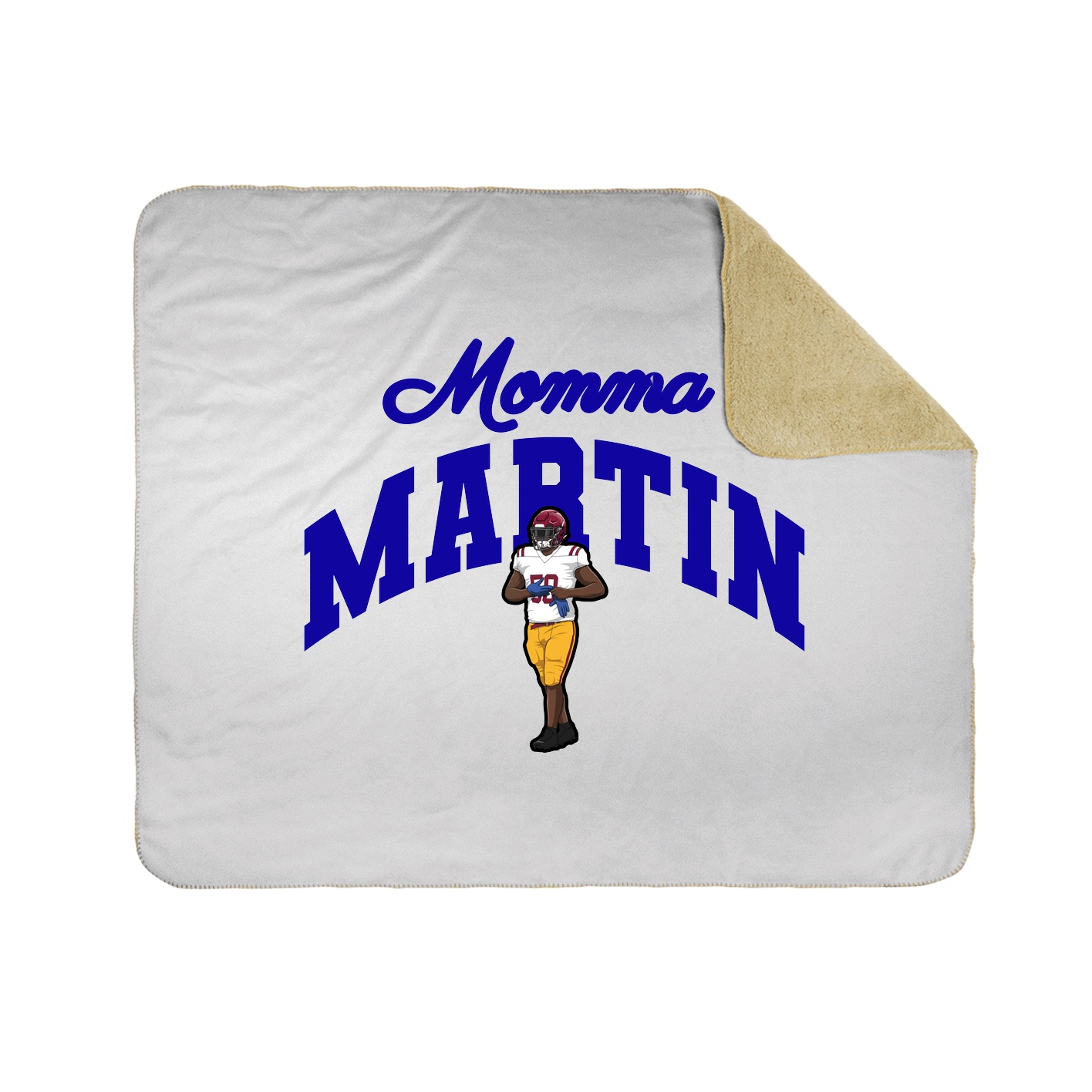 Throw Blanket — Mothers Day Arch in White