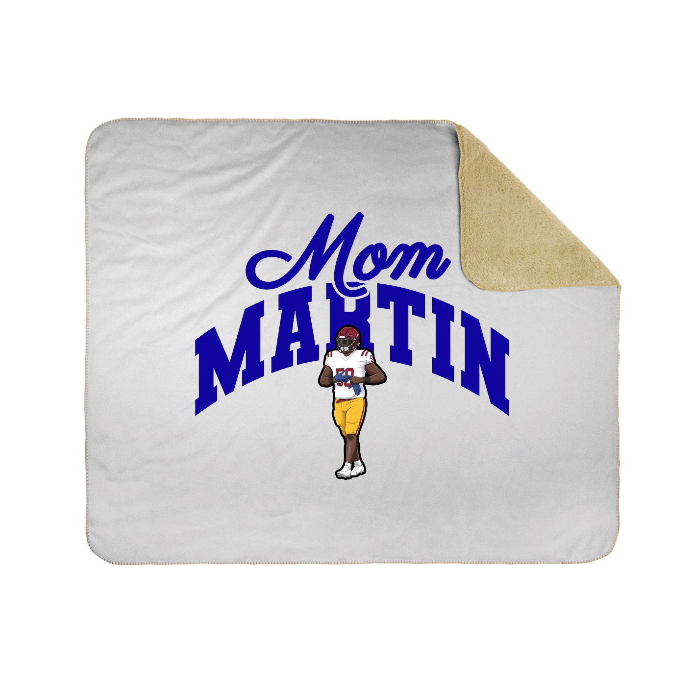 Throw Blanket — Mothers Day Arch in White