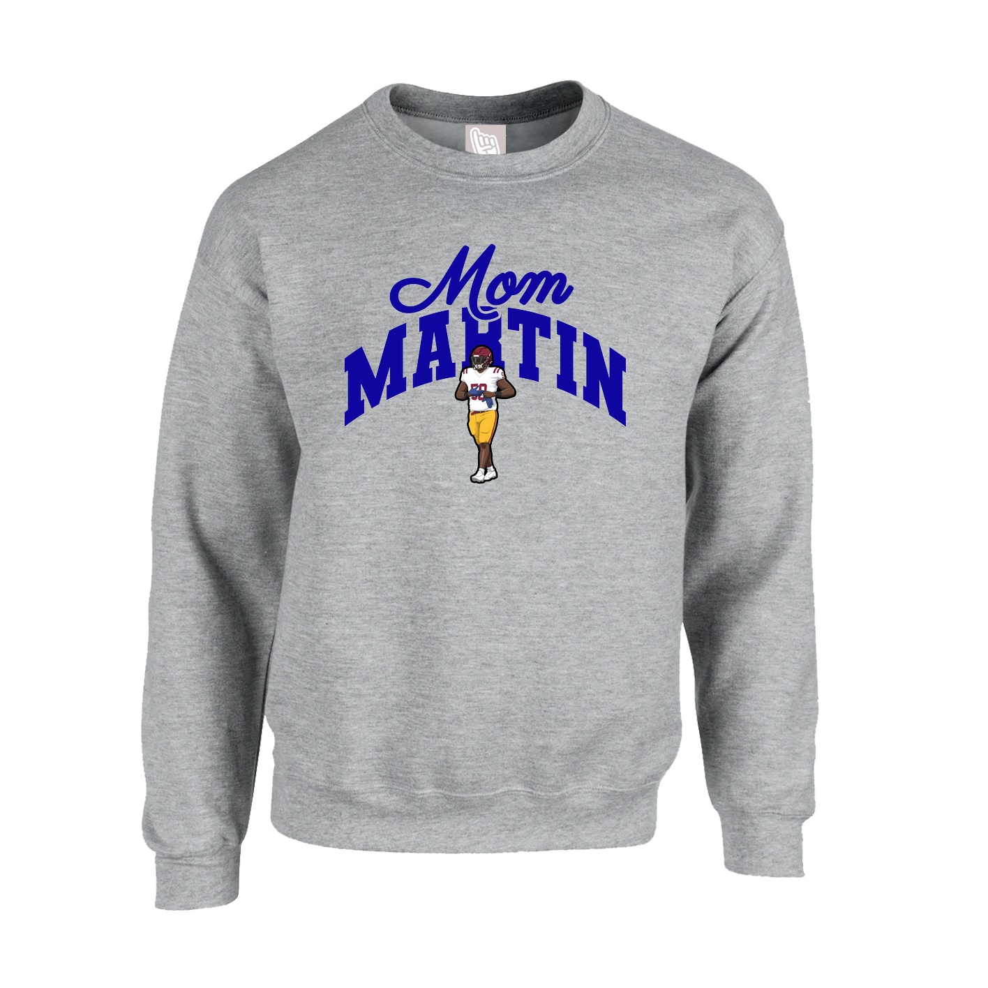 Fleece Crew — Mothers Day Arch in Grey