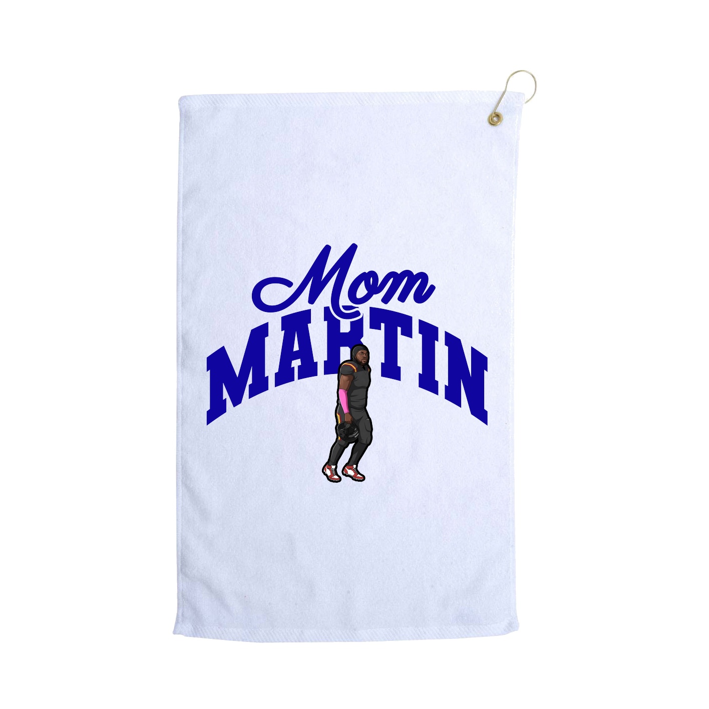 Golf Towel — Mothers Day Arch in White