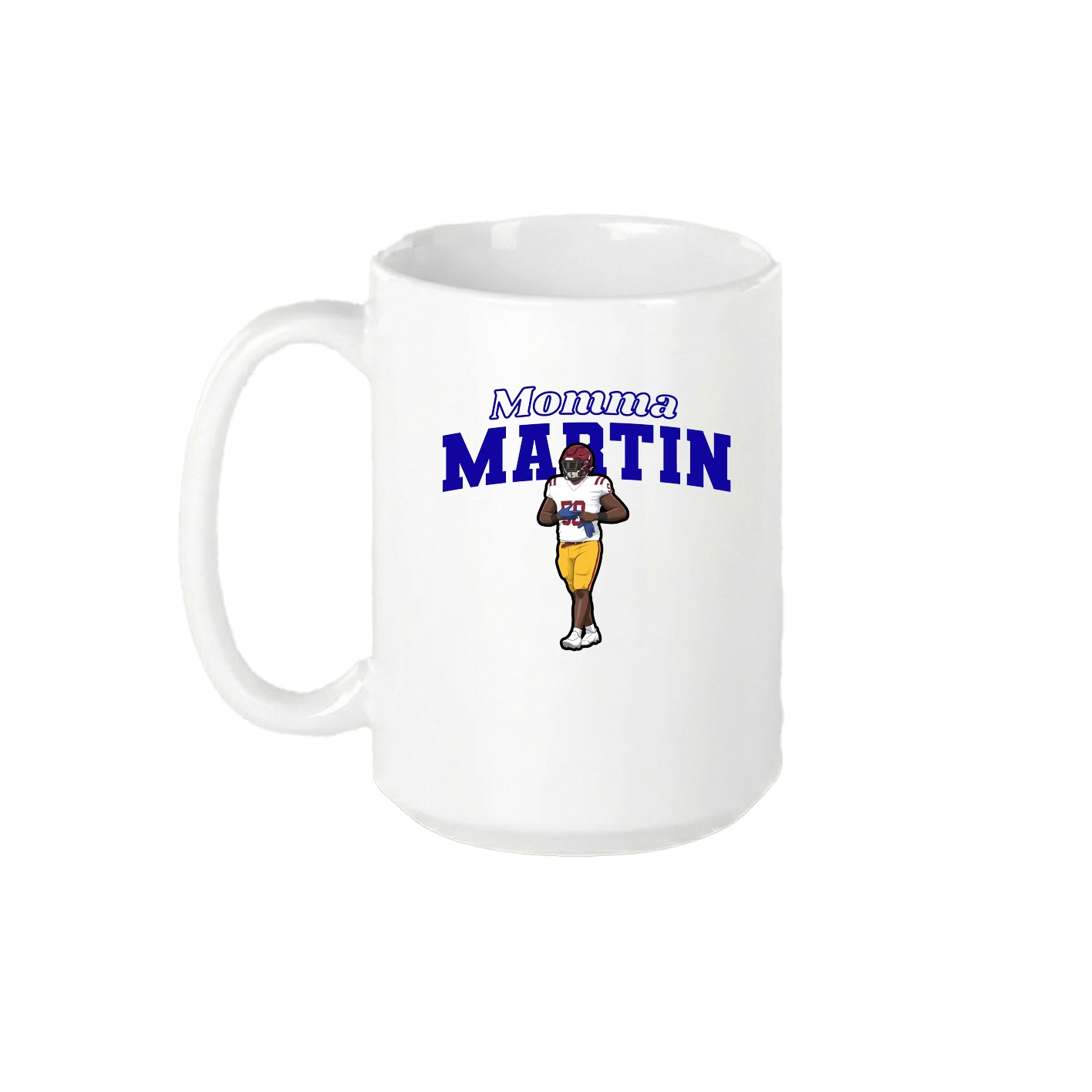 15oz Coffee Mug — Mothers Day Block in White