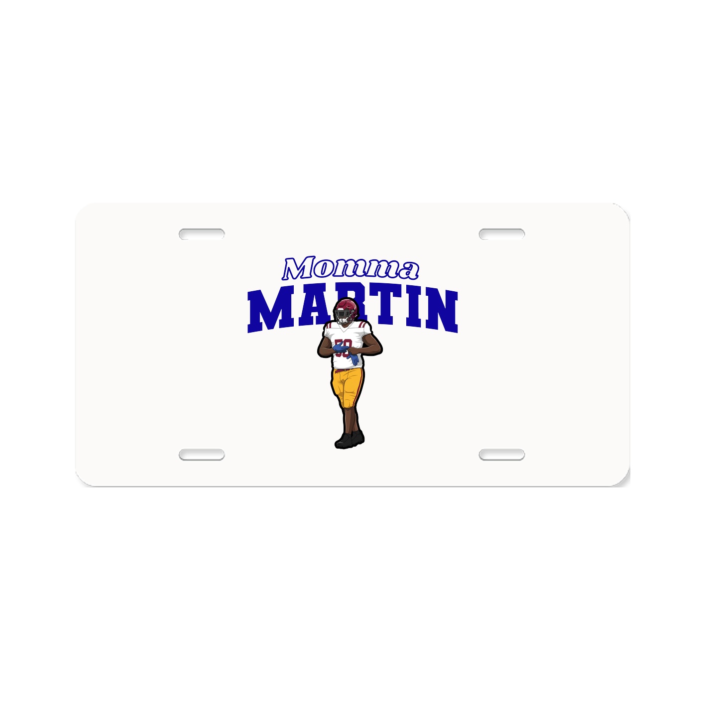 License Plate — Mothers Day Block in Classic
