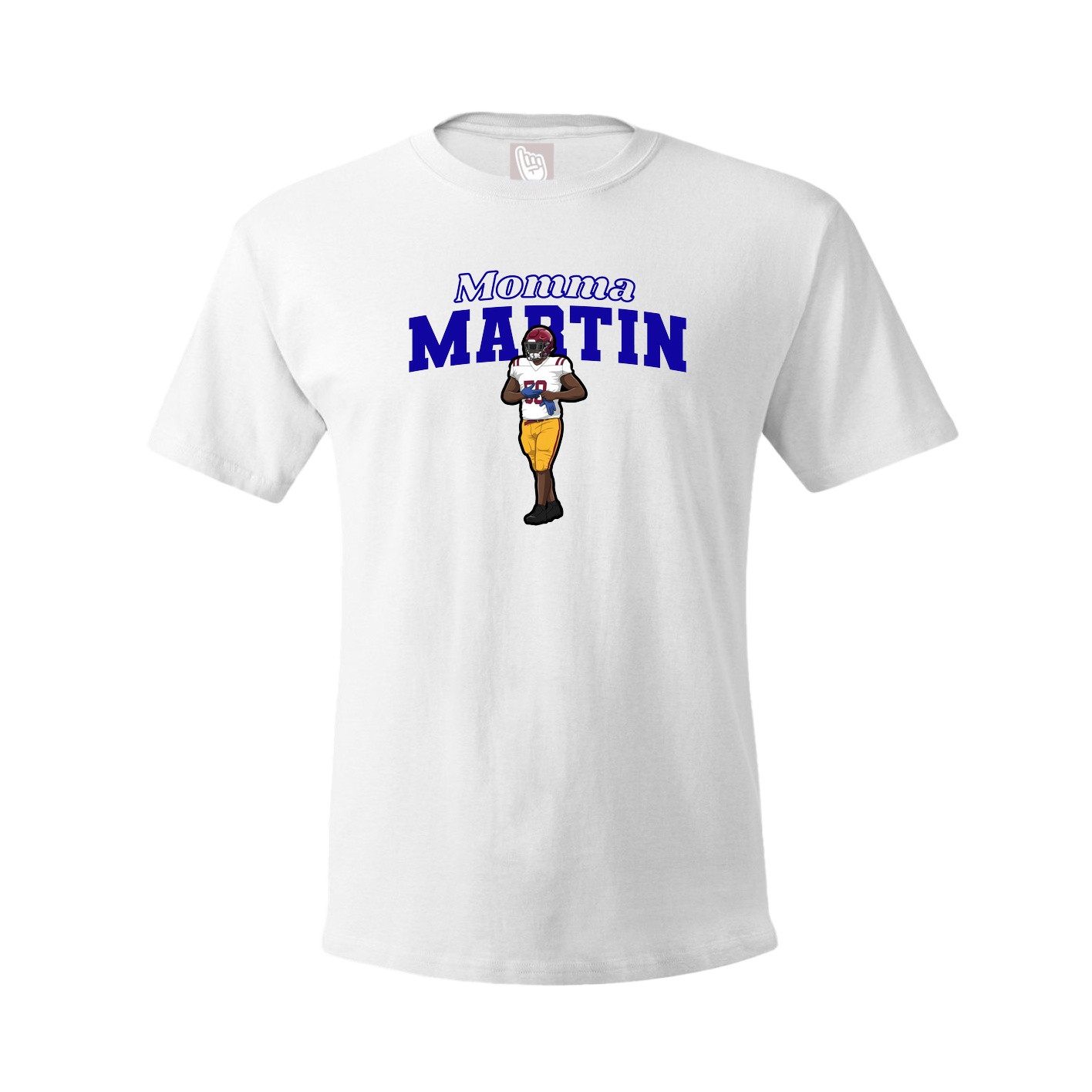 Youth Tee — Mothers Day Block in White