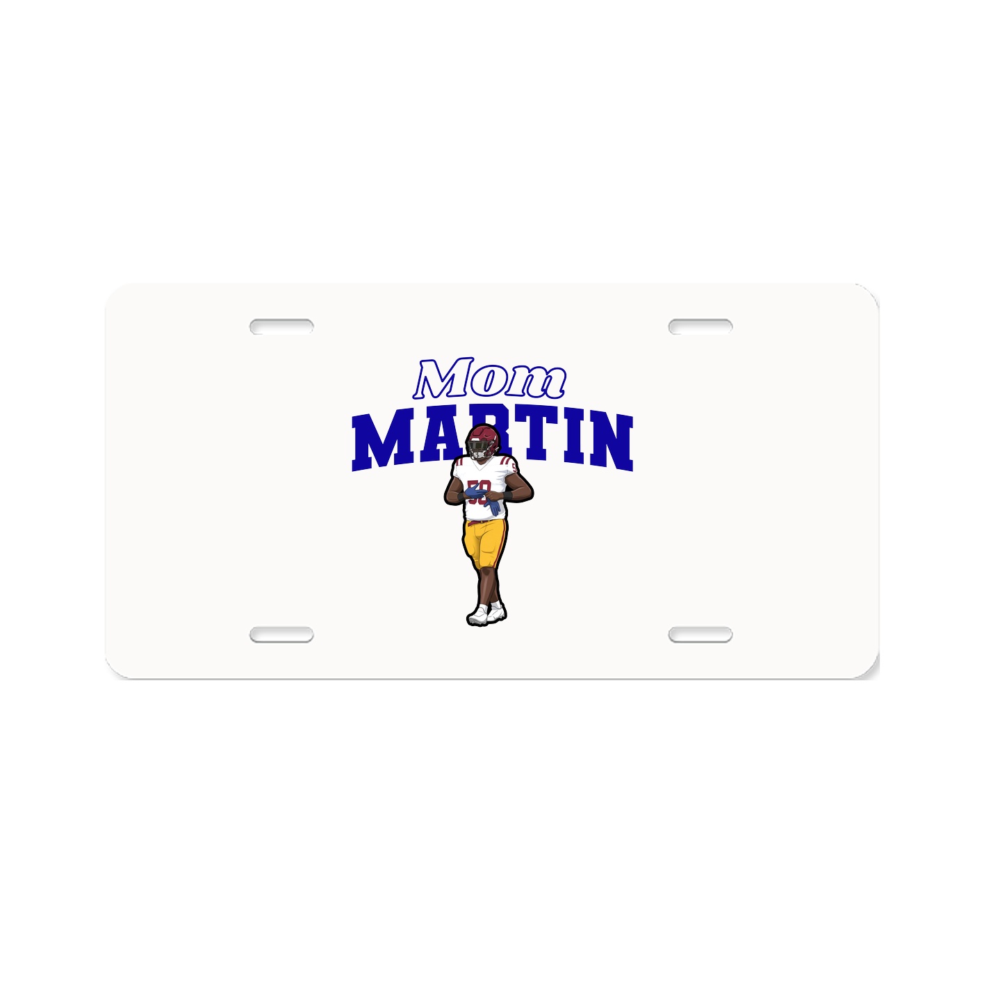 License Plate — Mothers Day Block in Classic