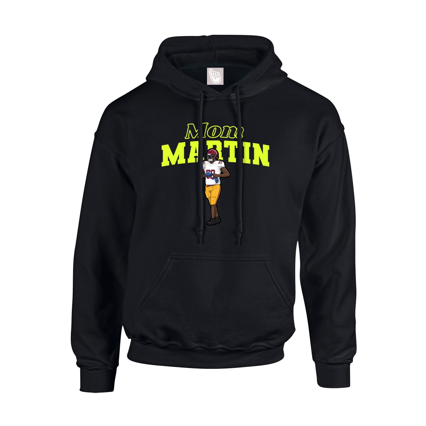 Hoodie — Mothers Day Block in Black