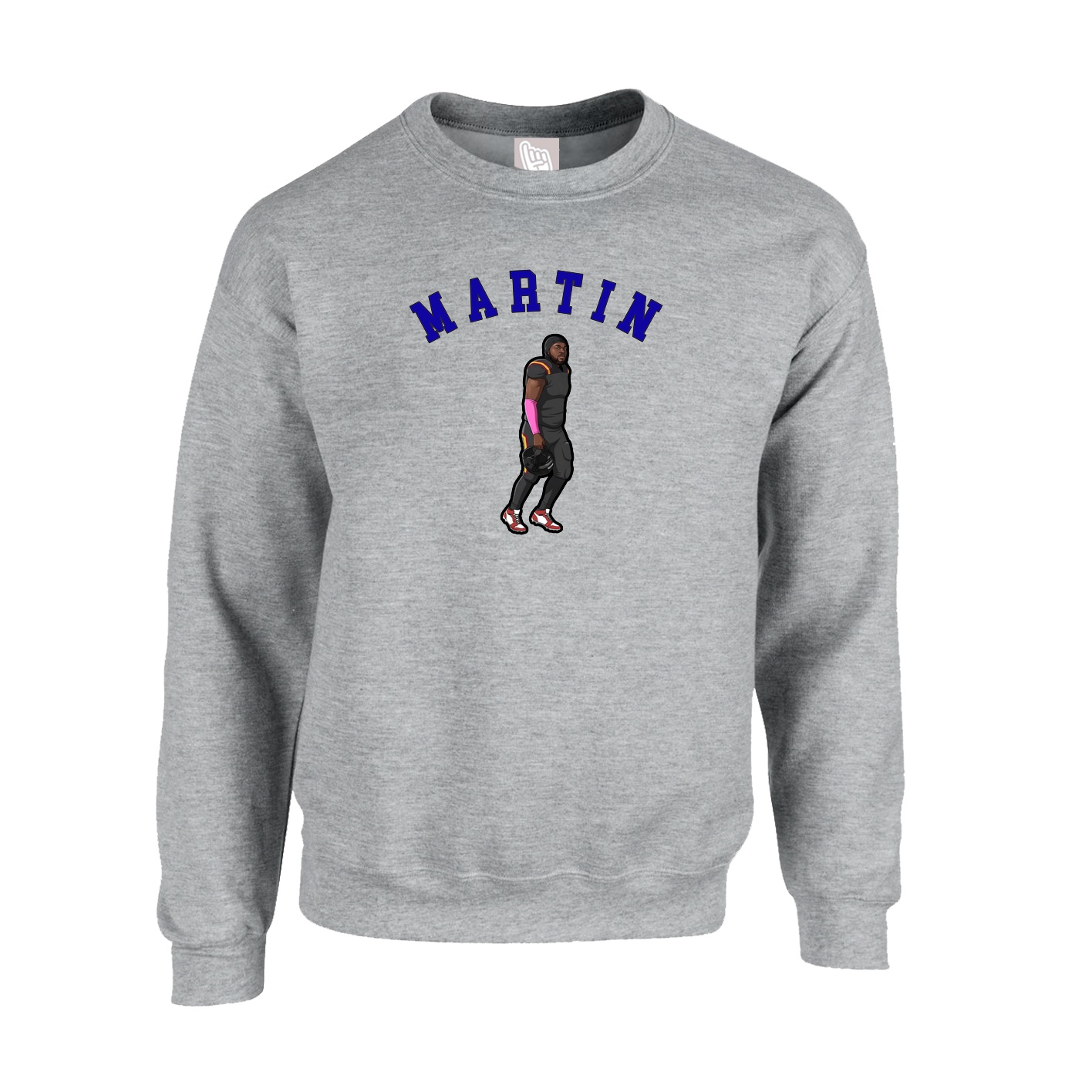 Fleece Crew — Shirsey Arch in Grey