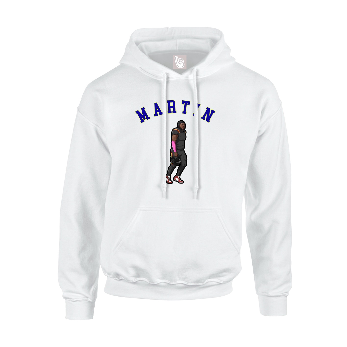 Youth Hoodie — Shirsey Arch in White