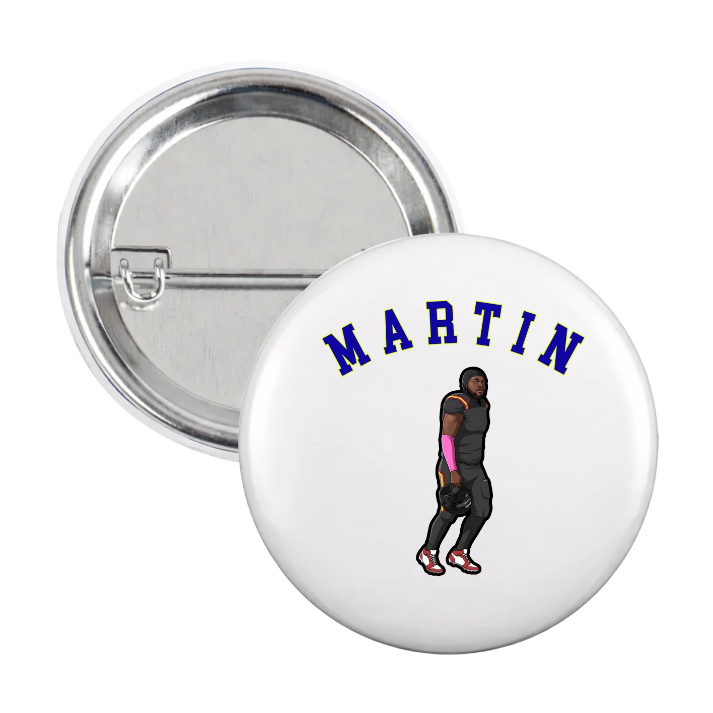 Game Day Button — Shirsey Arch in White