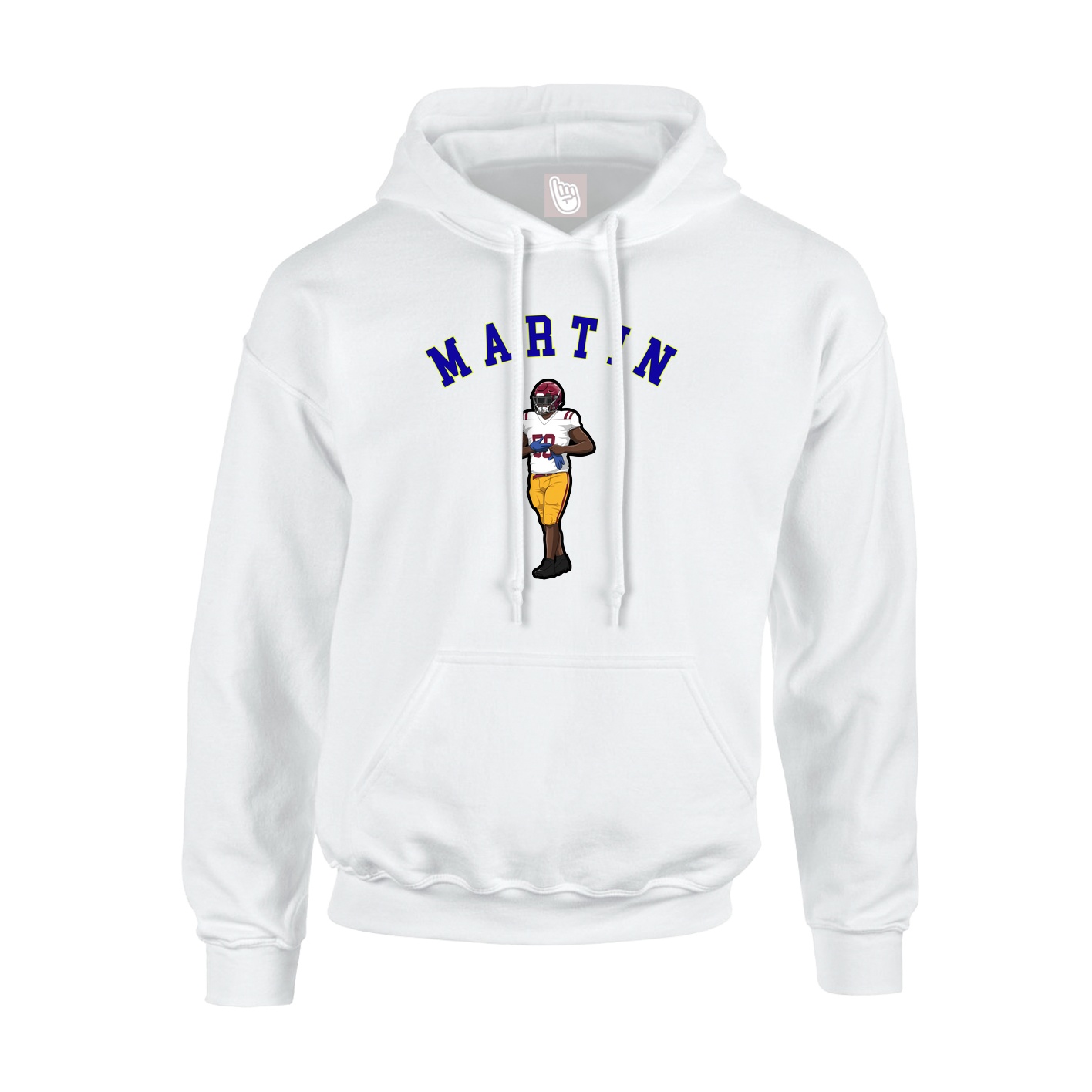 Hoodie — Shirsey Arch in White