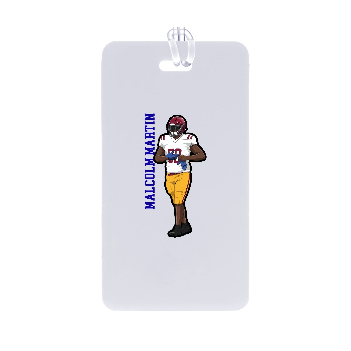 Bag Tag — Name Vertical in Classic