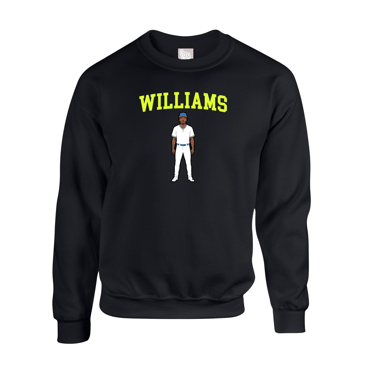 Fleece Crew — Shirsey in Black
