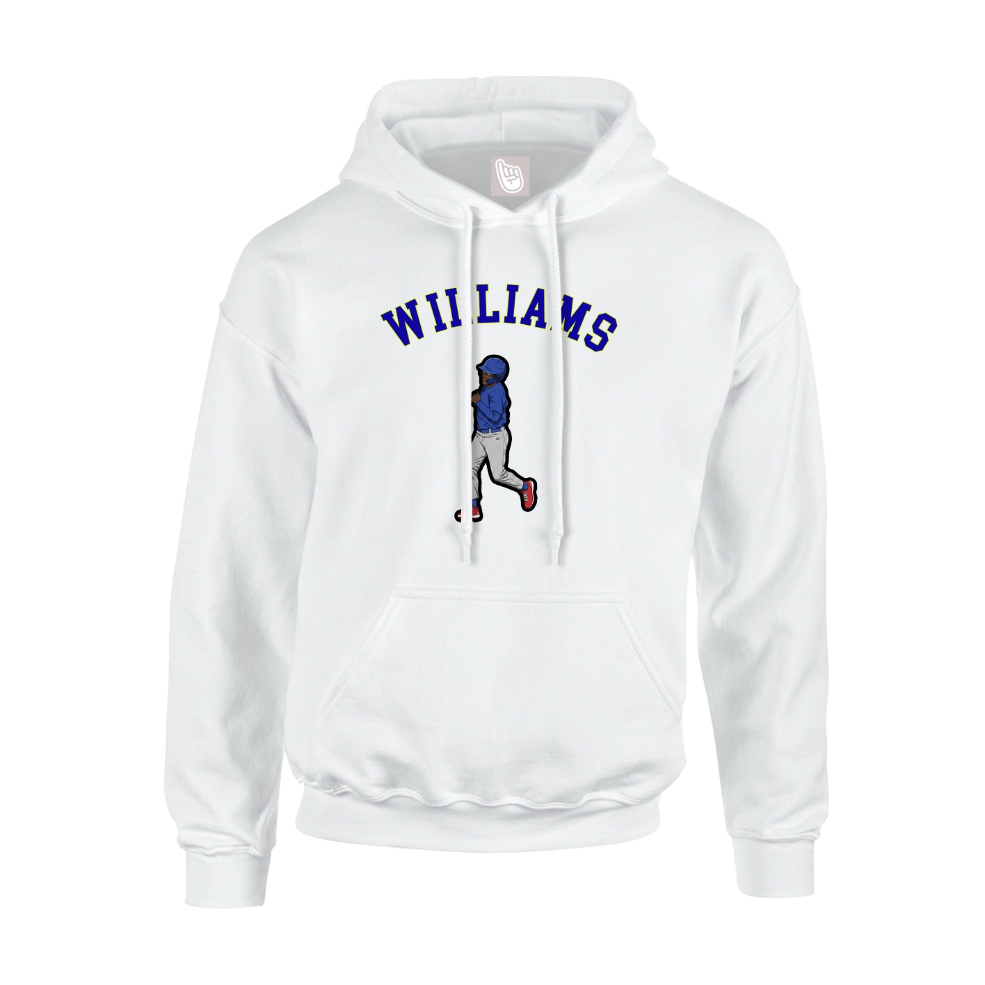 Youth Hoodie — Shirsey Arch in White