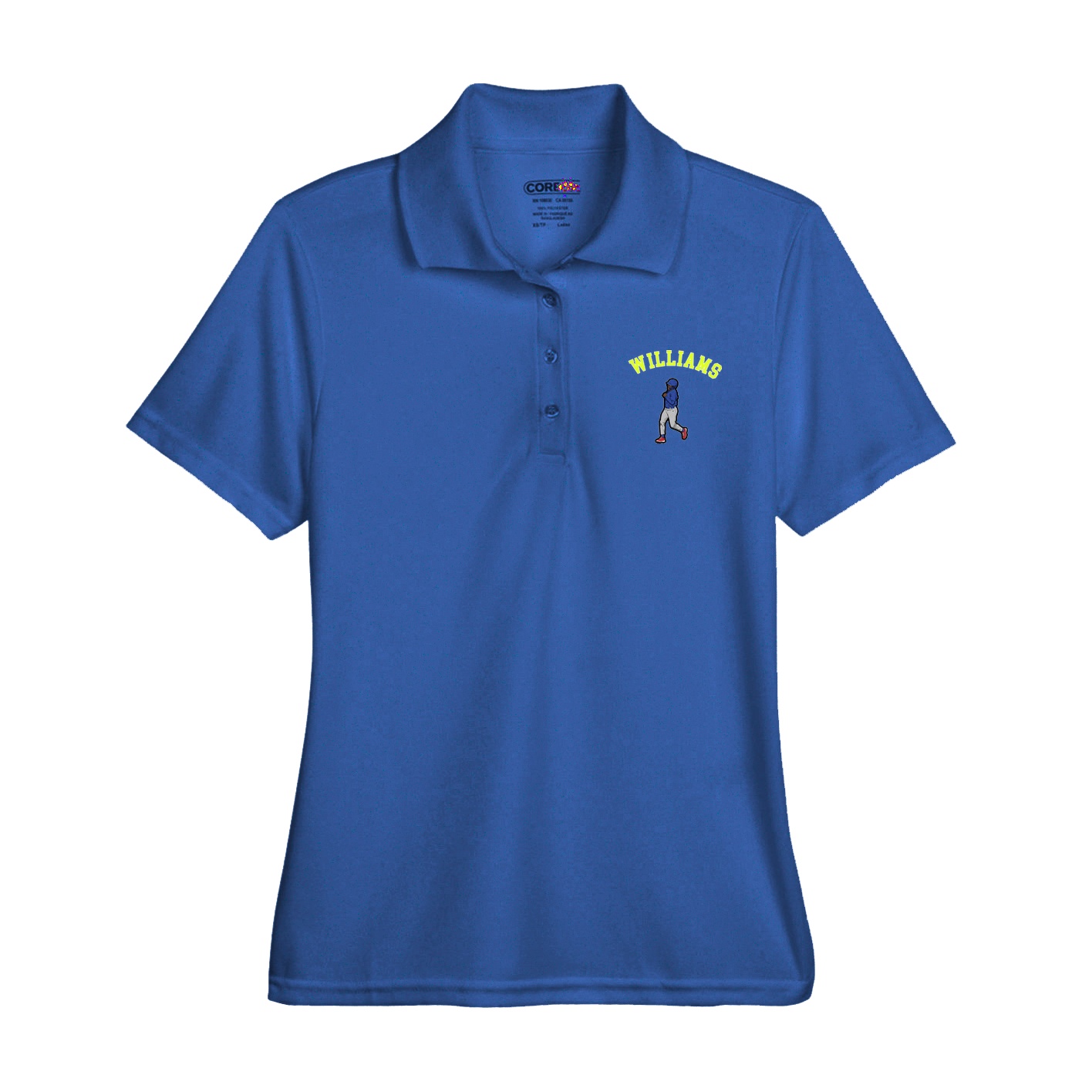 Womens Performance Polo — Shirsey Arch in Royal