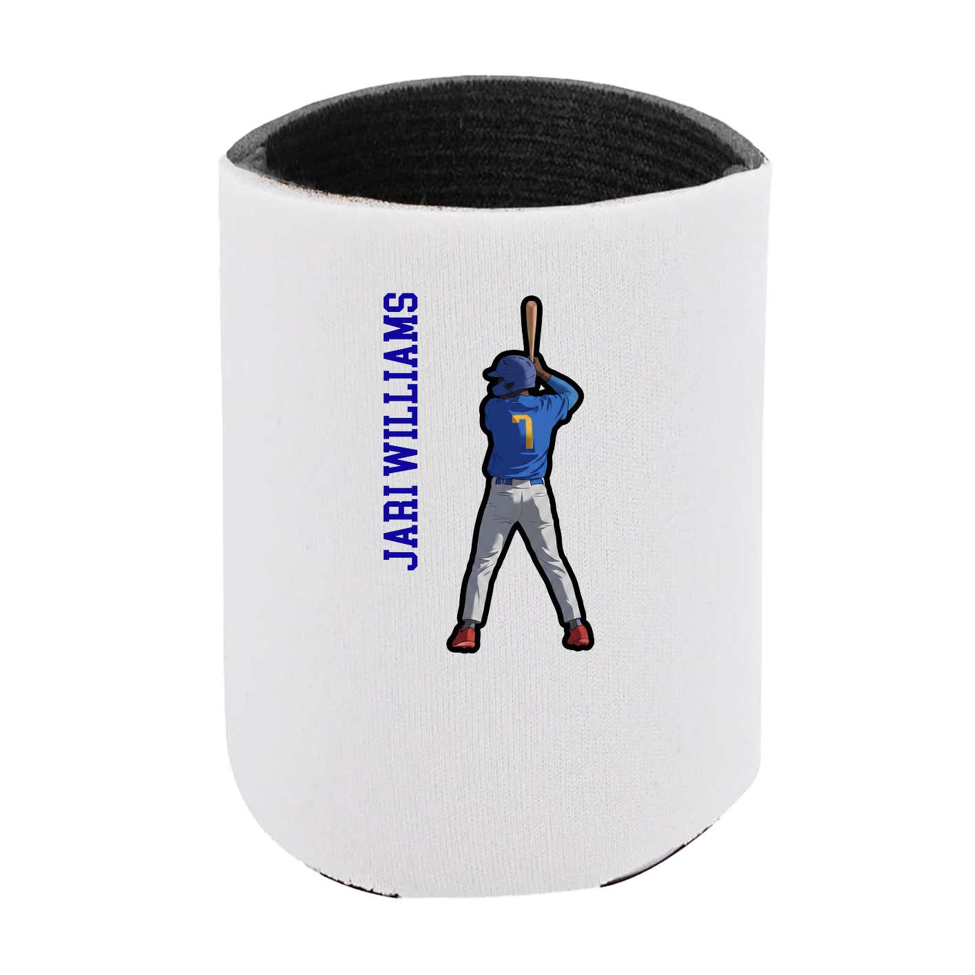 Can Holder — Name Vertical in White