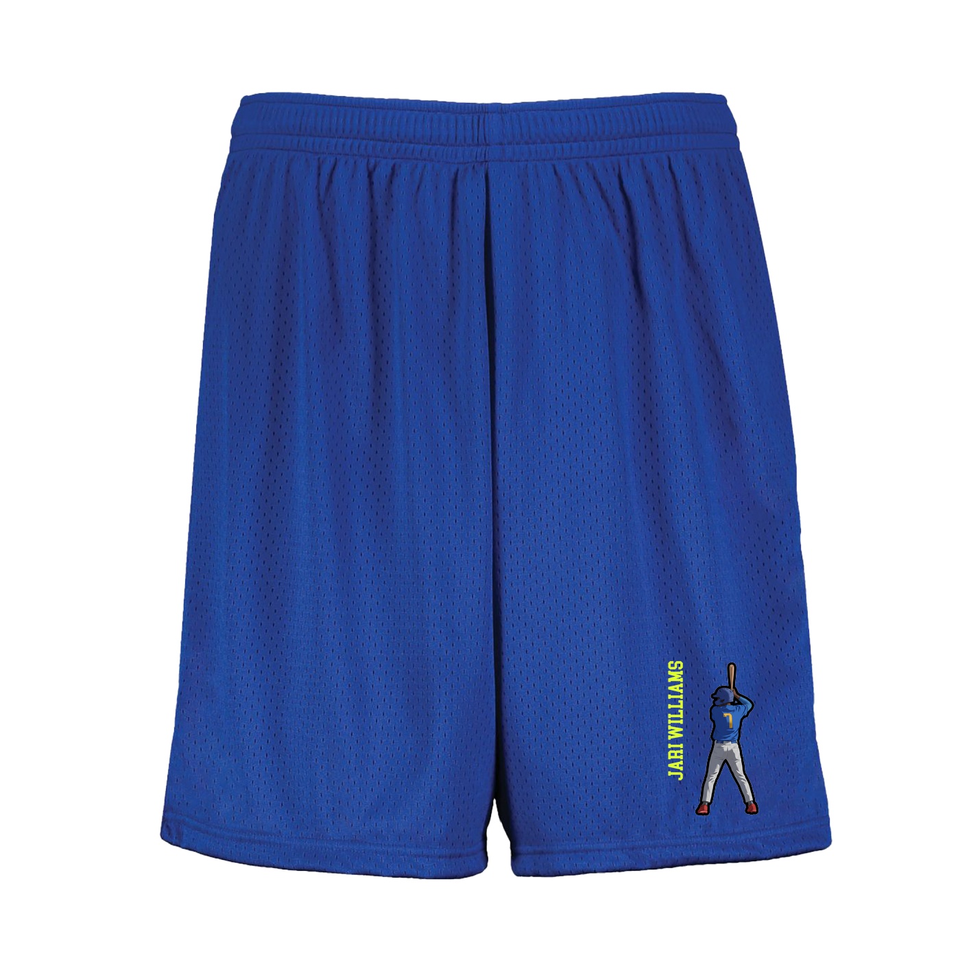 Shorts — Name Vertical in Royal