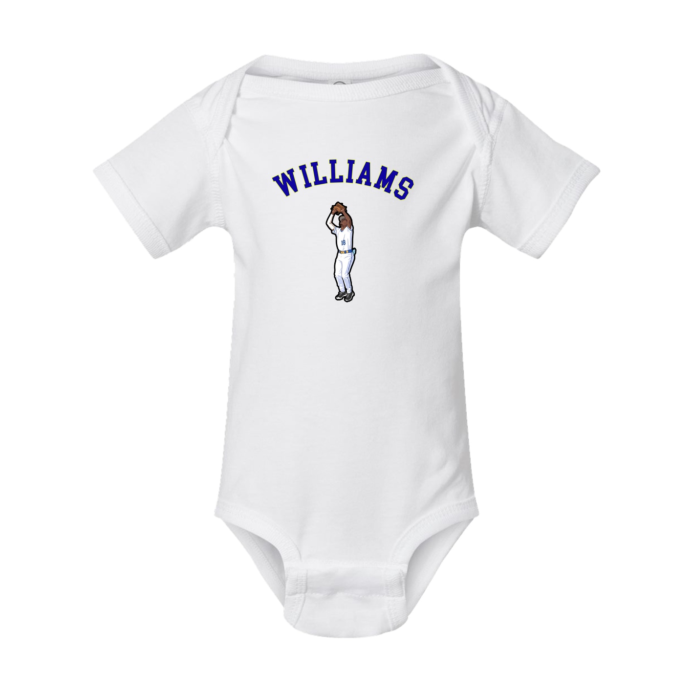 Baby Onesie — Shirsey Arch in White
