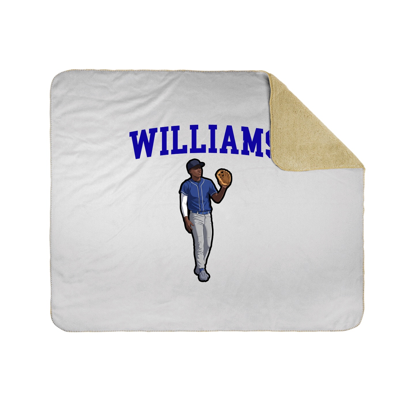 Throw Blanket — Shirsey in White