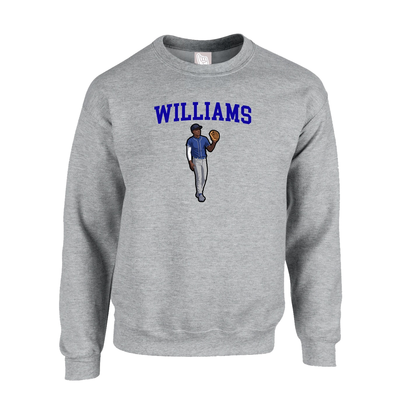 Fleece Crew — Shirsey in Grey