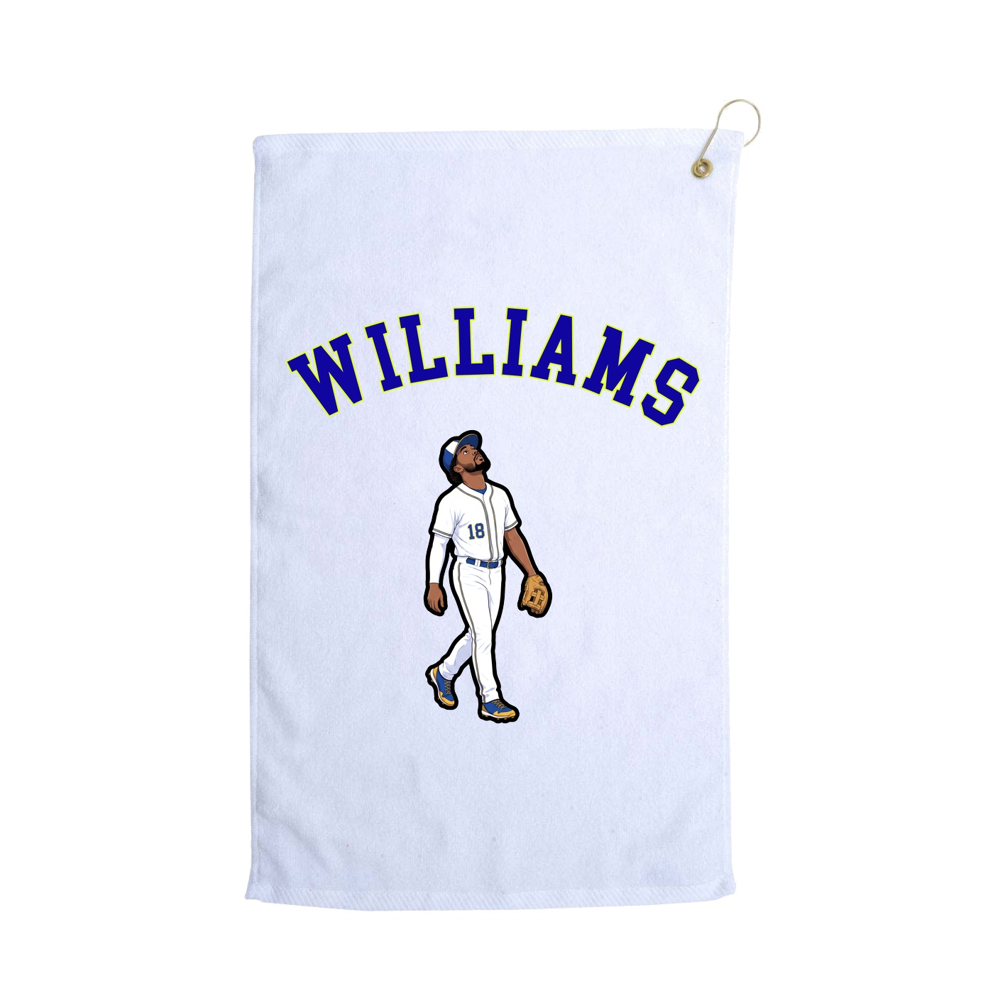 Golf Towel — Shirsey Arch in White