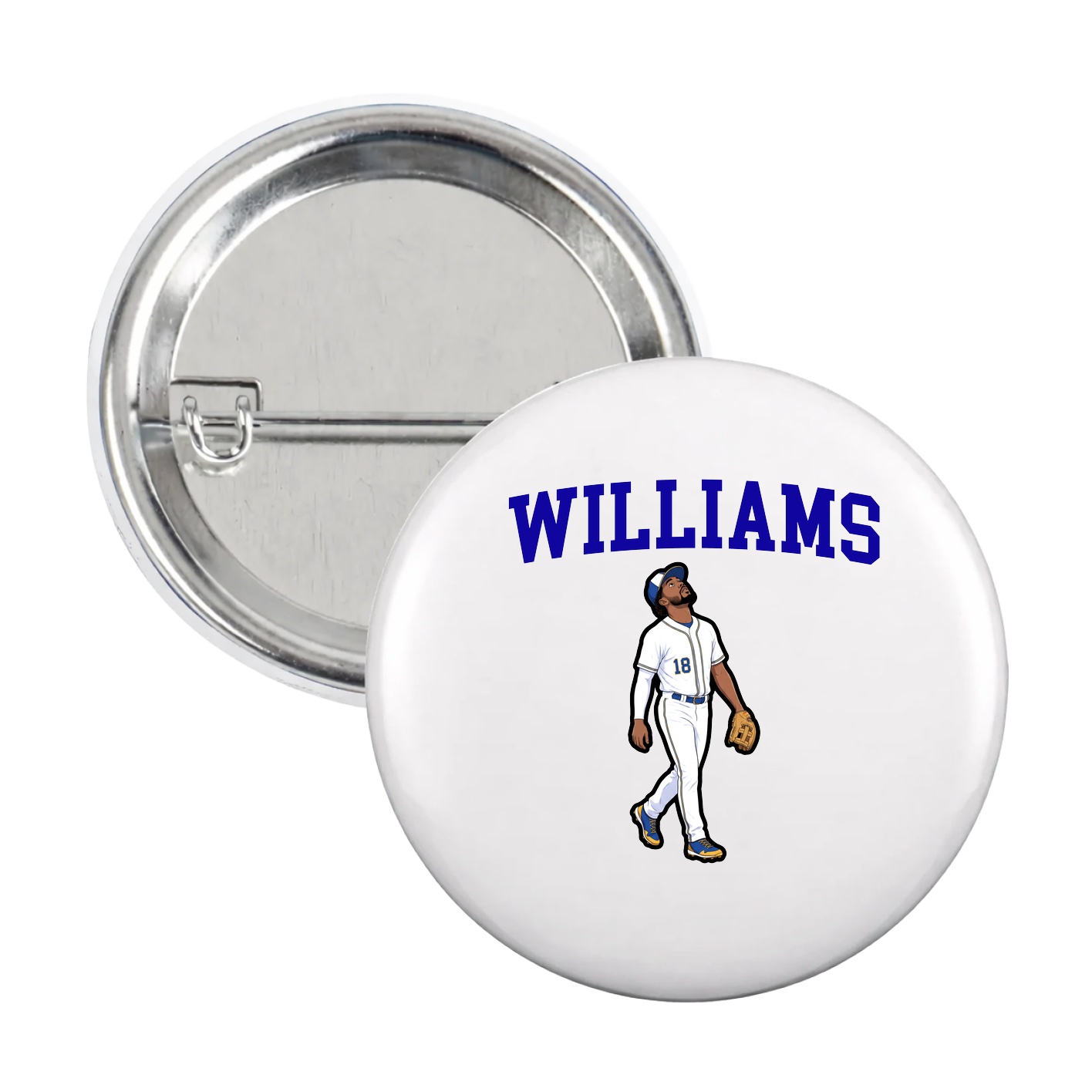 Game Day Button — Shirsey in White