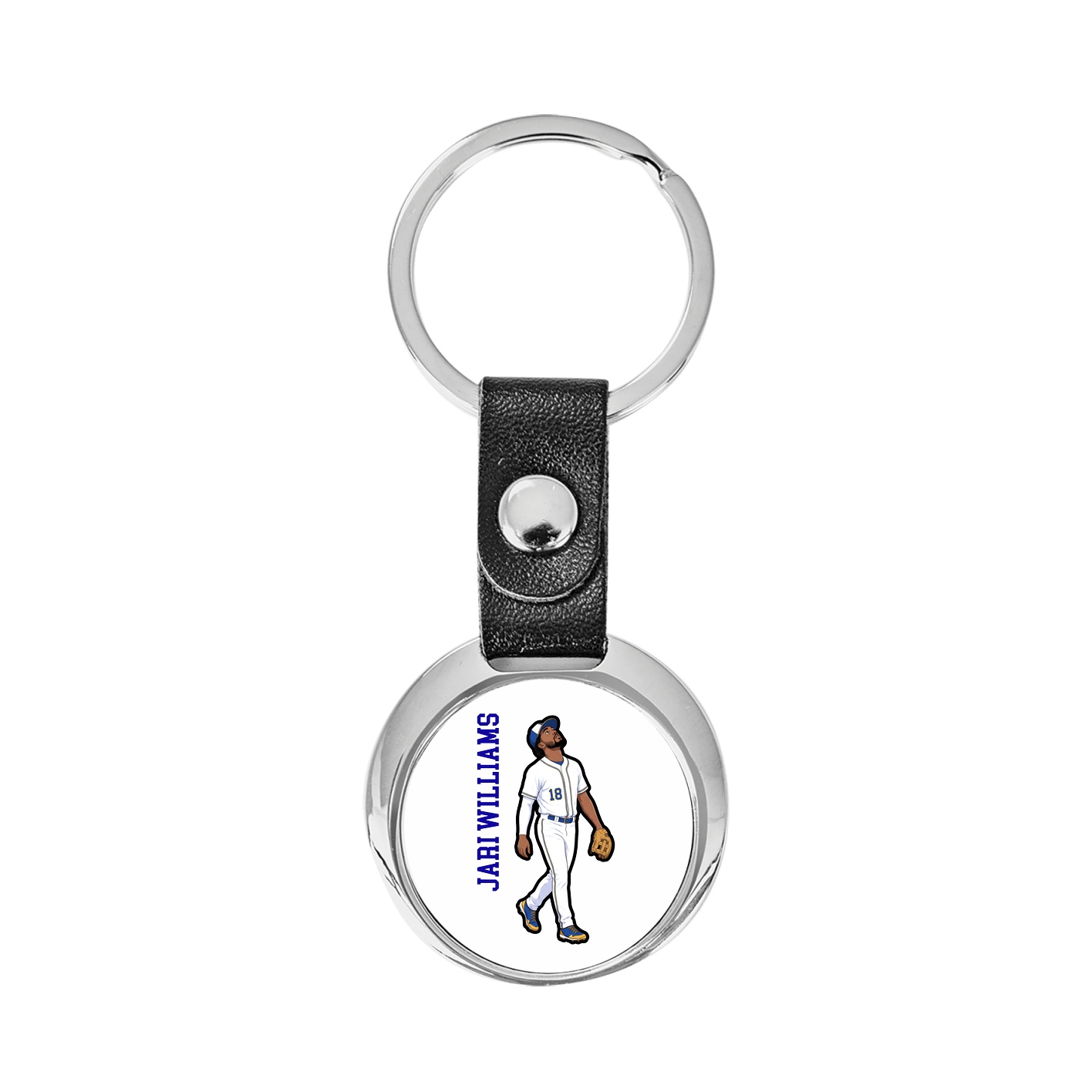Key Chain — Name Vertical in Classic
