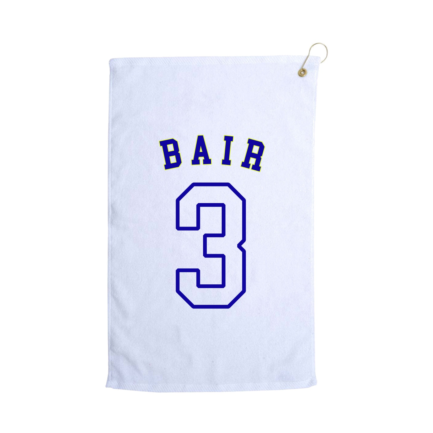 Golf Towel — Shirsey Arch in White