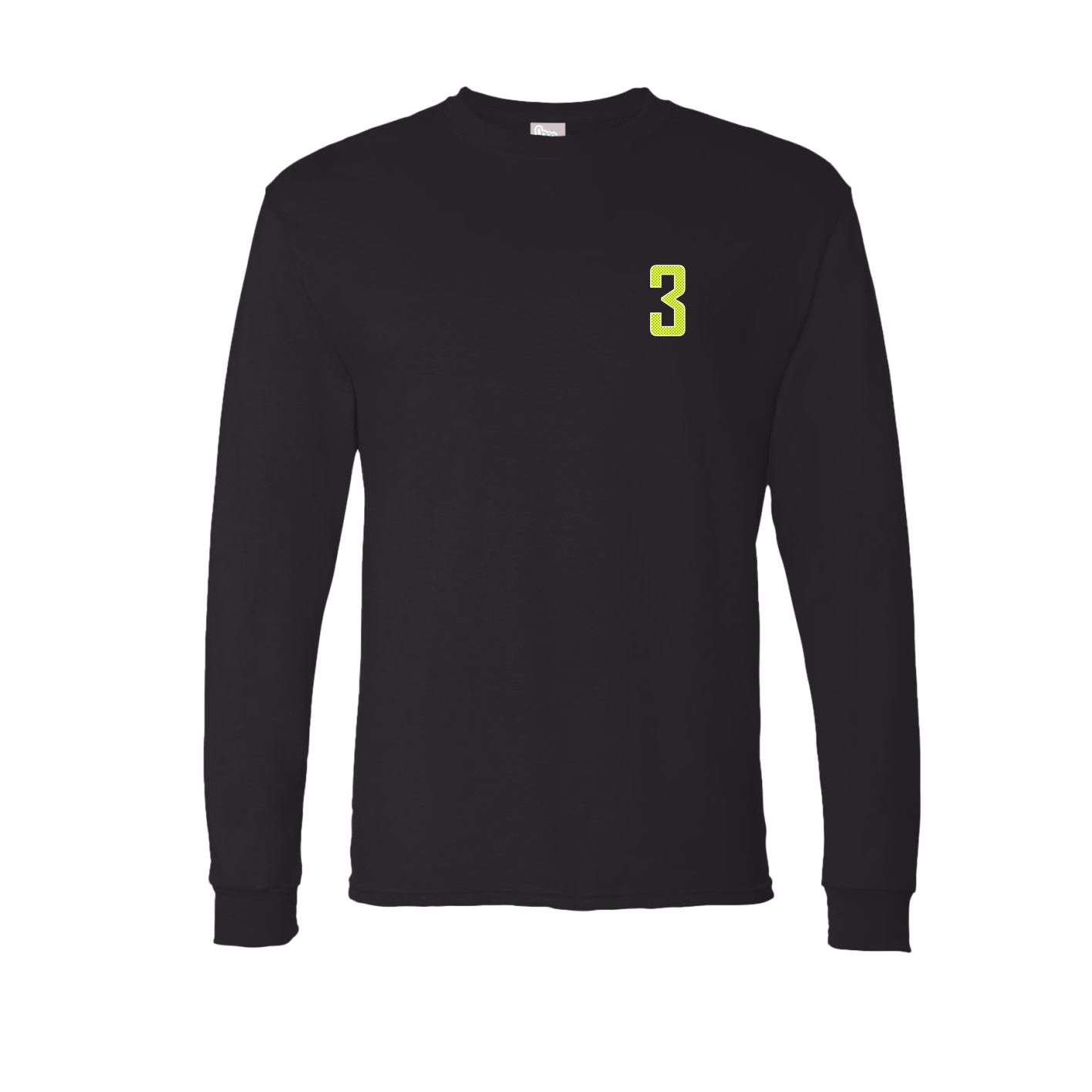 Long Sleeve Tee — Front Shirsy in Black