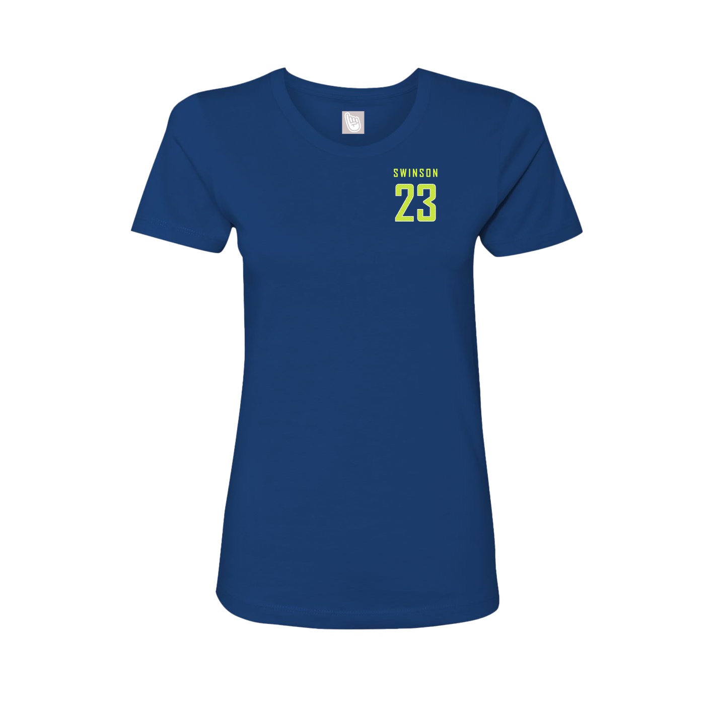 Fitted Women's Tee — Mesh Shirsey in Royal