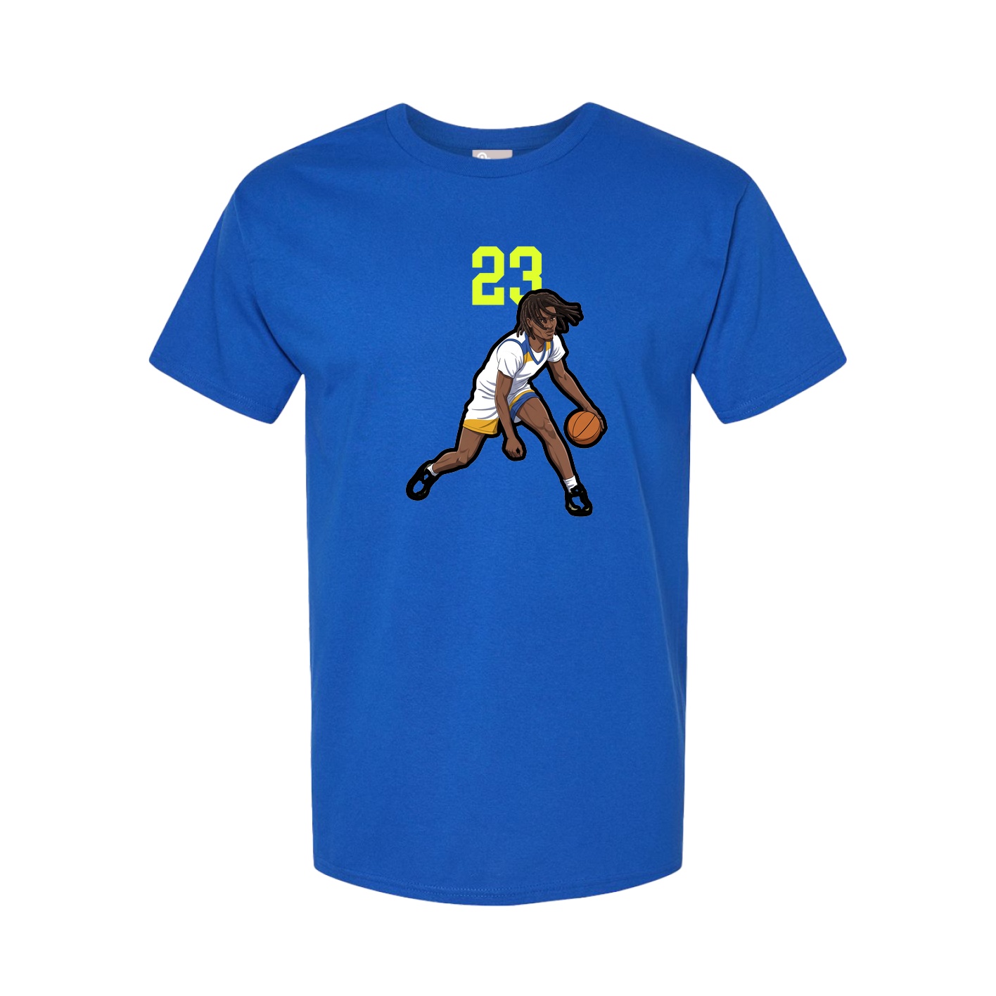 Youth Tee — Number Top in Royal