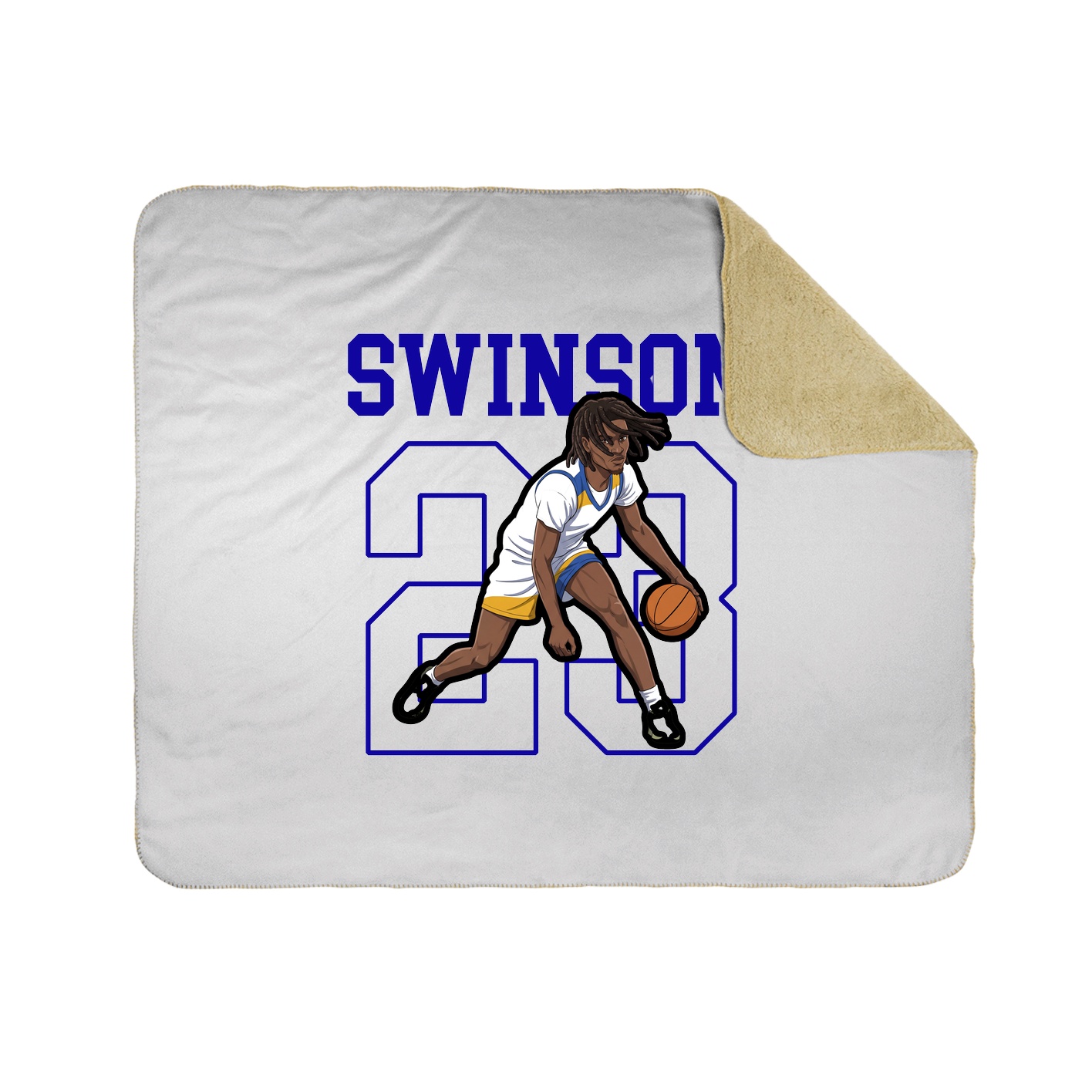 Throw Blanket — Shirsey in White