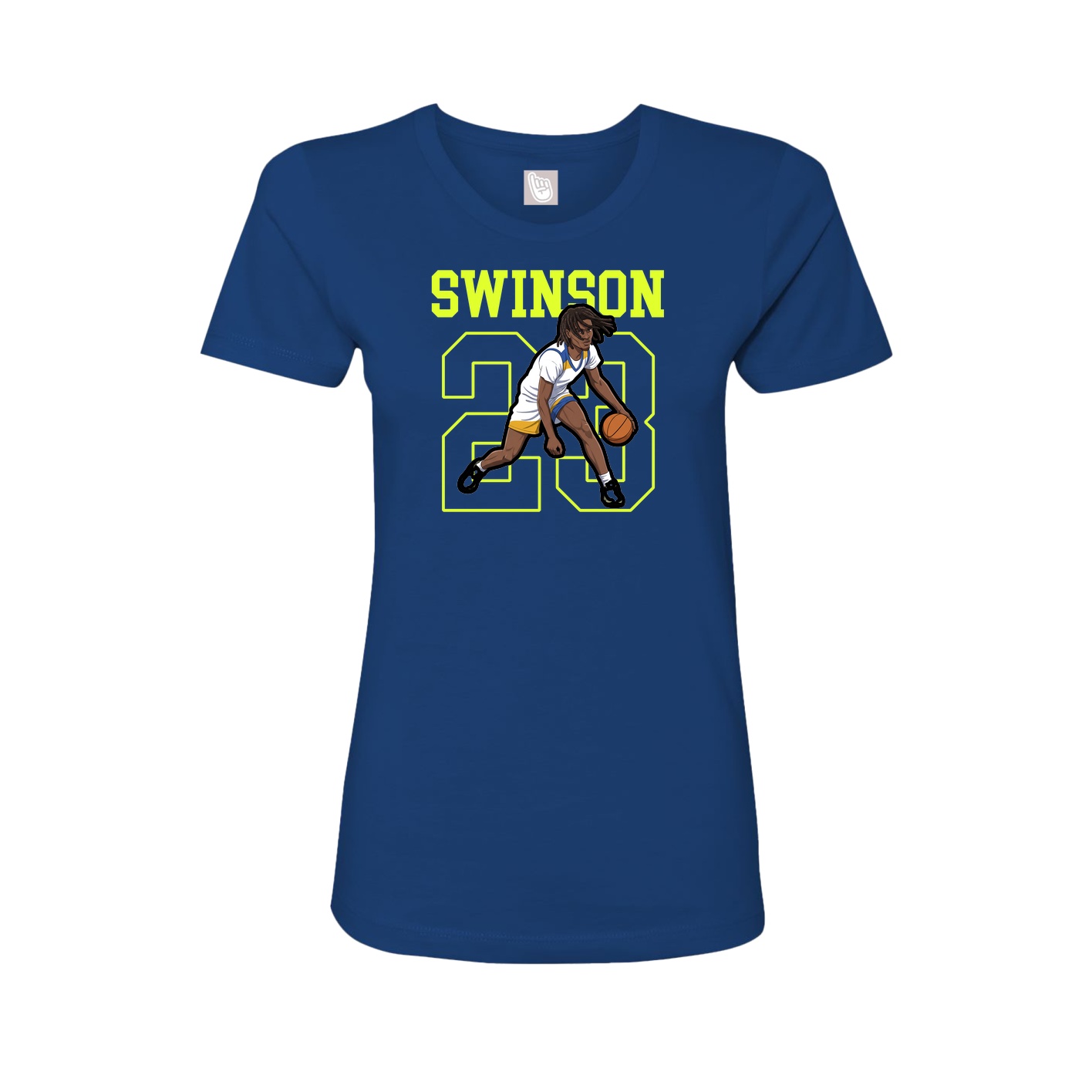 Fitted Women's Tee — Shirsey in Royal
