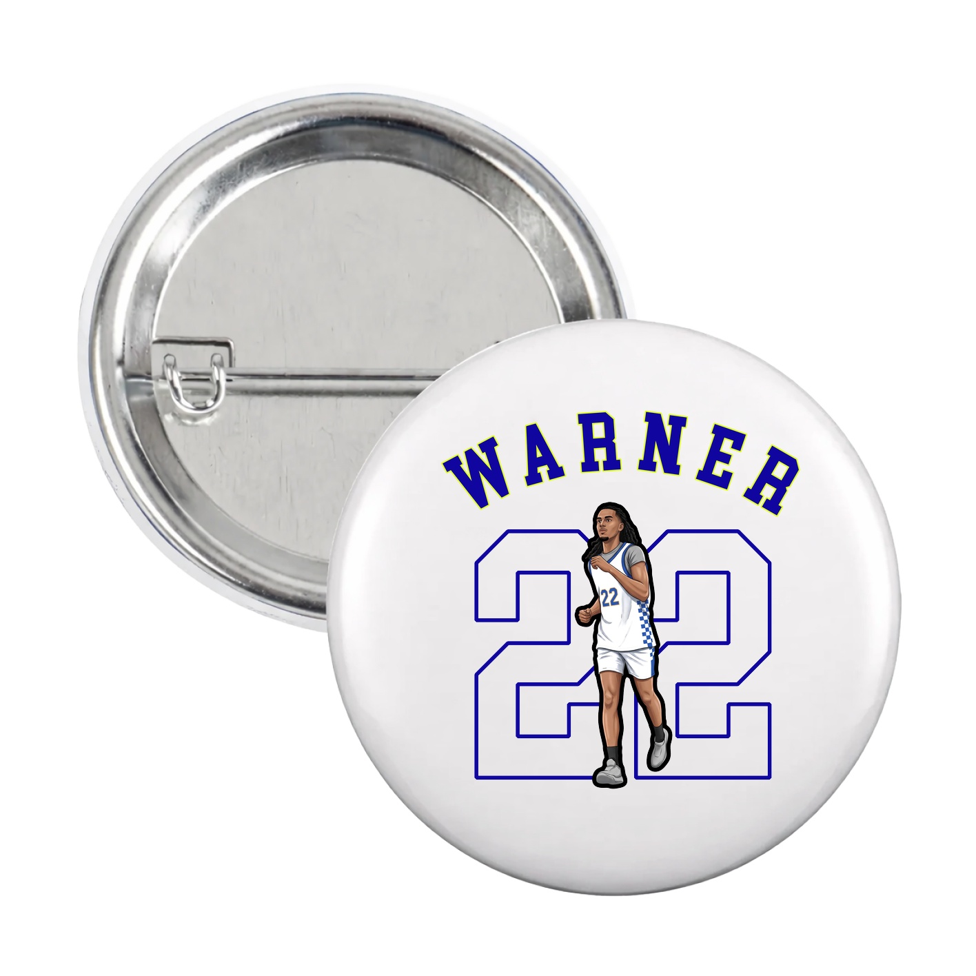 Game Day Button — Shirsey Arch in White