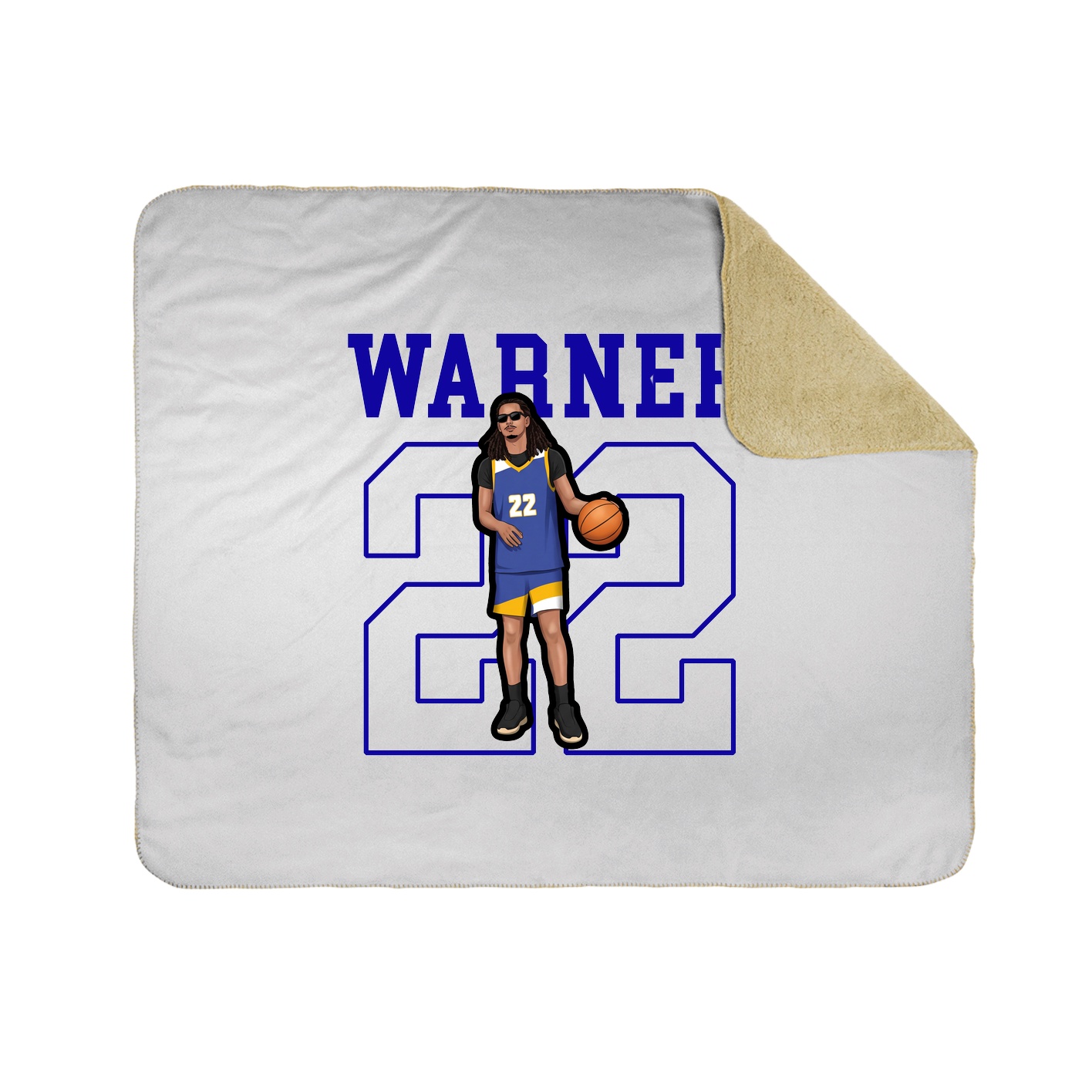 Throw Blanket — Shirsey in White