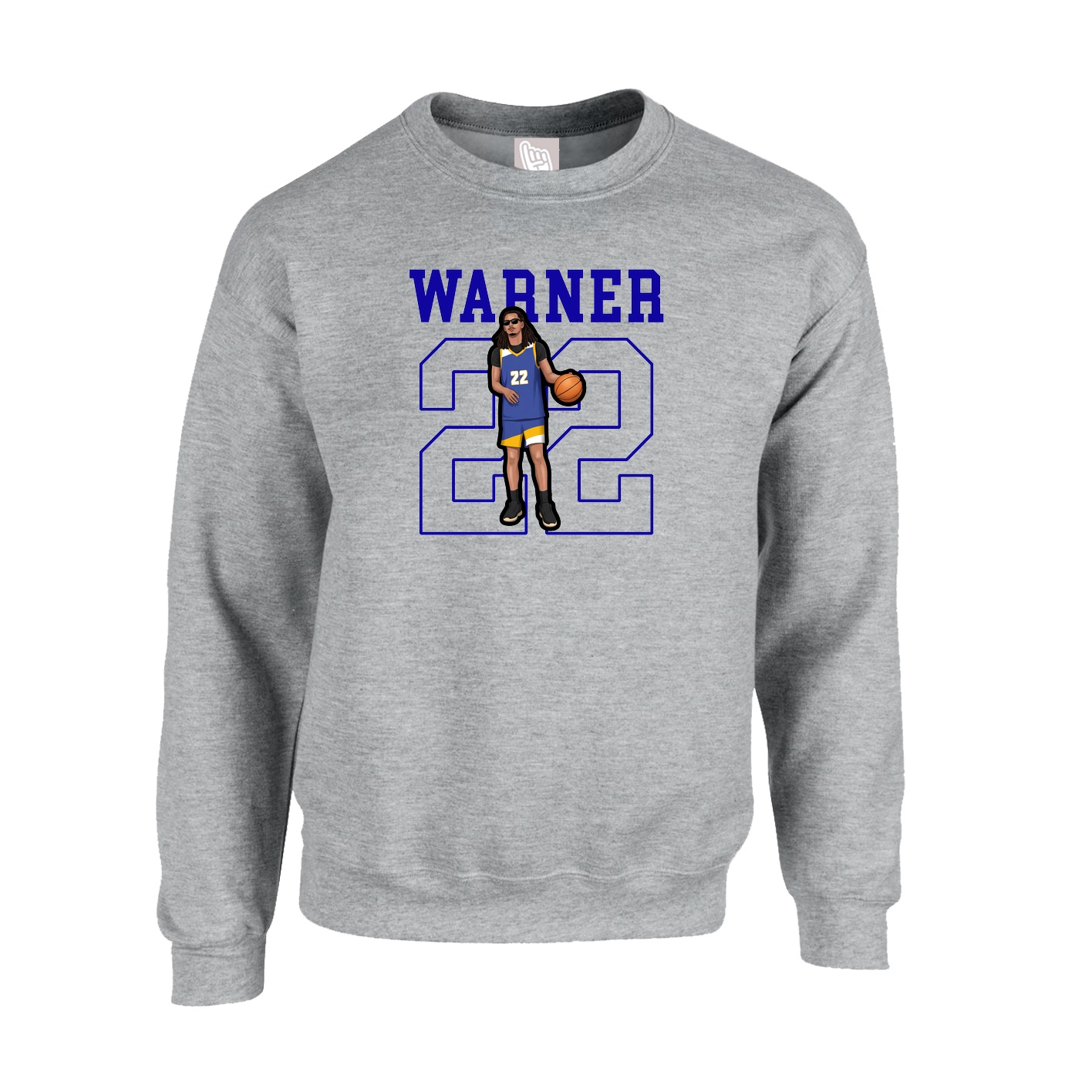 Fleece Crew — Shirsey in Grey