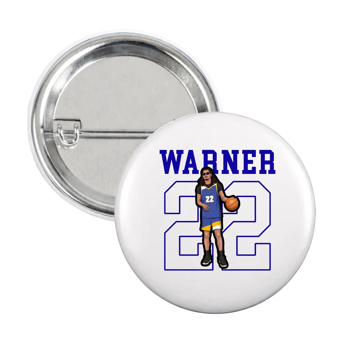 Game Day Button — Shirsey in White