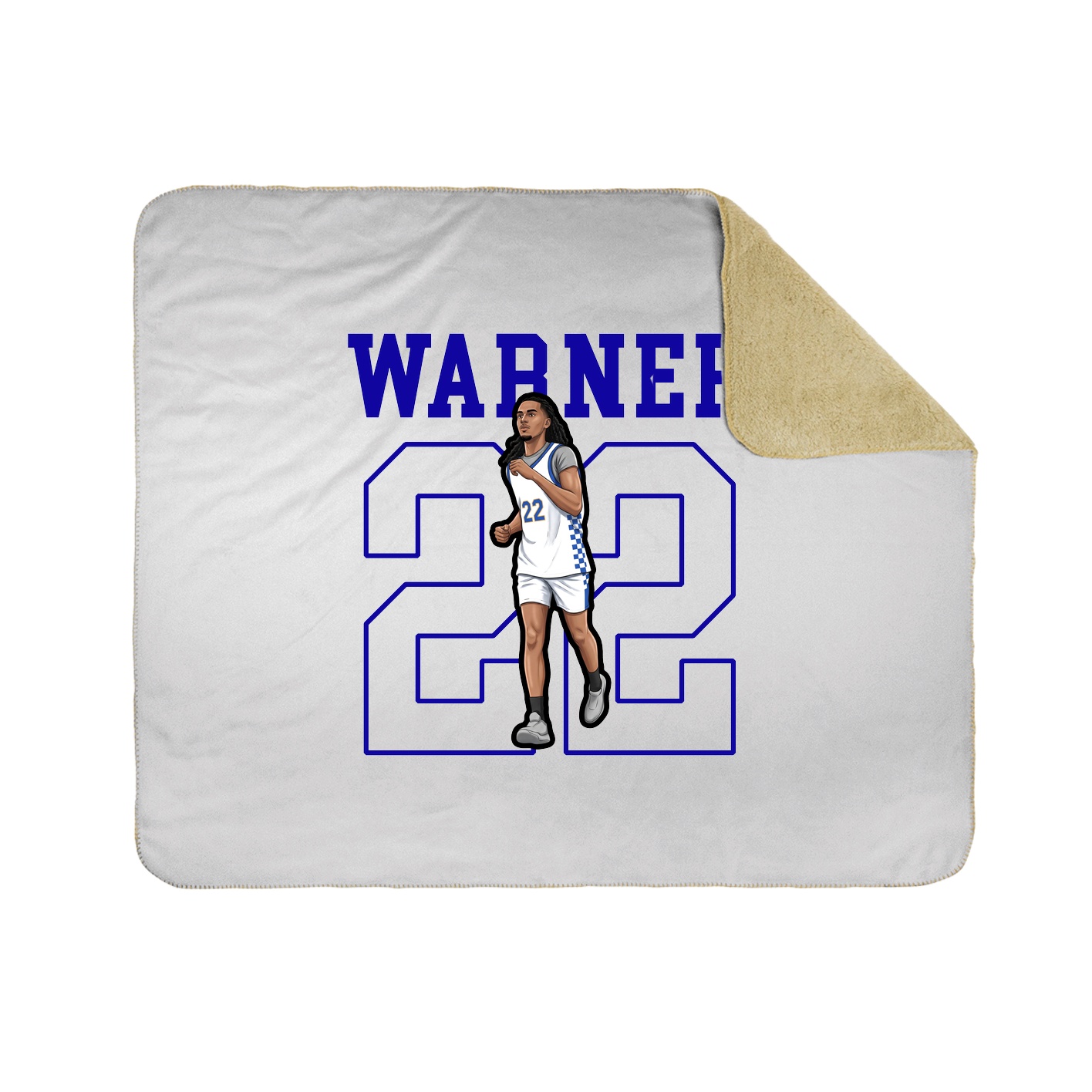 Throw Blanket — Shirsey in White