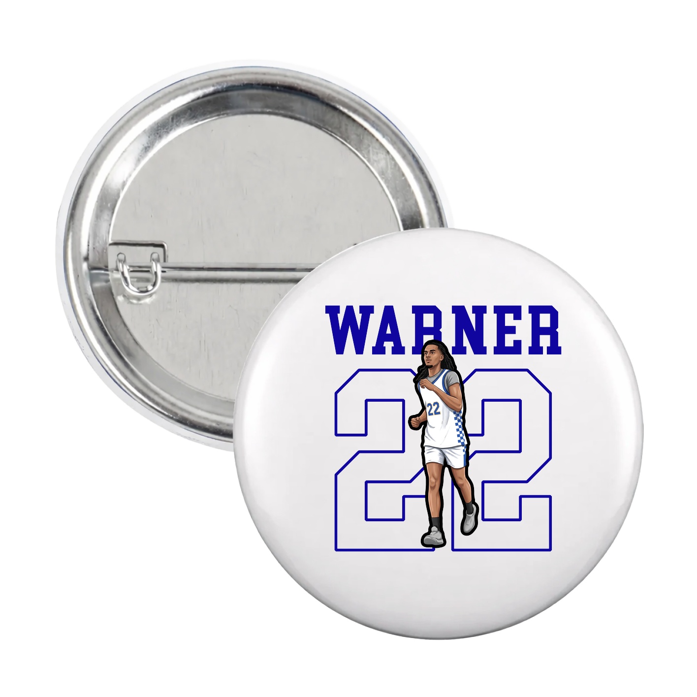 Game Day Button — Shirsey in White