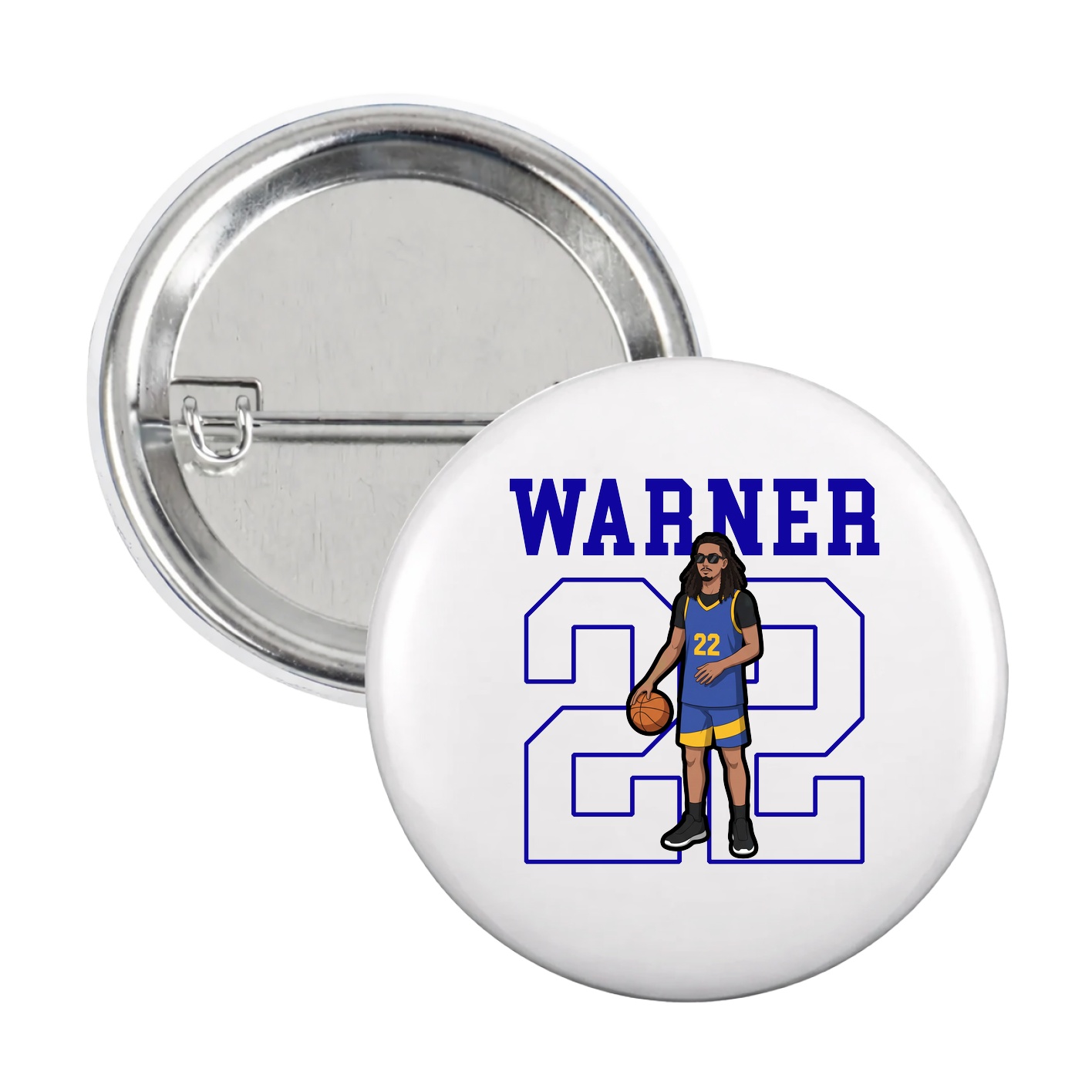 Game Day Button — Shirsey in White