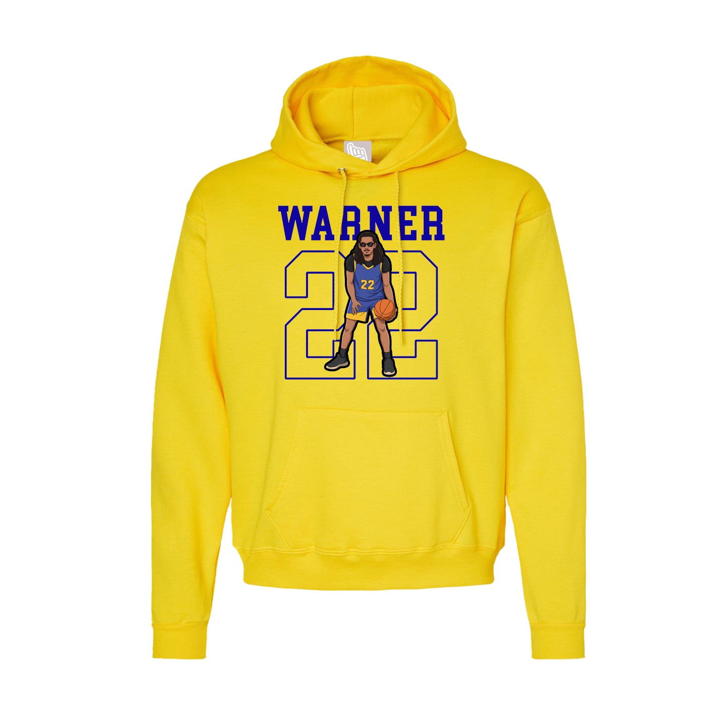 Hoodie — Shirsey in Yellow