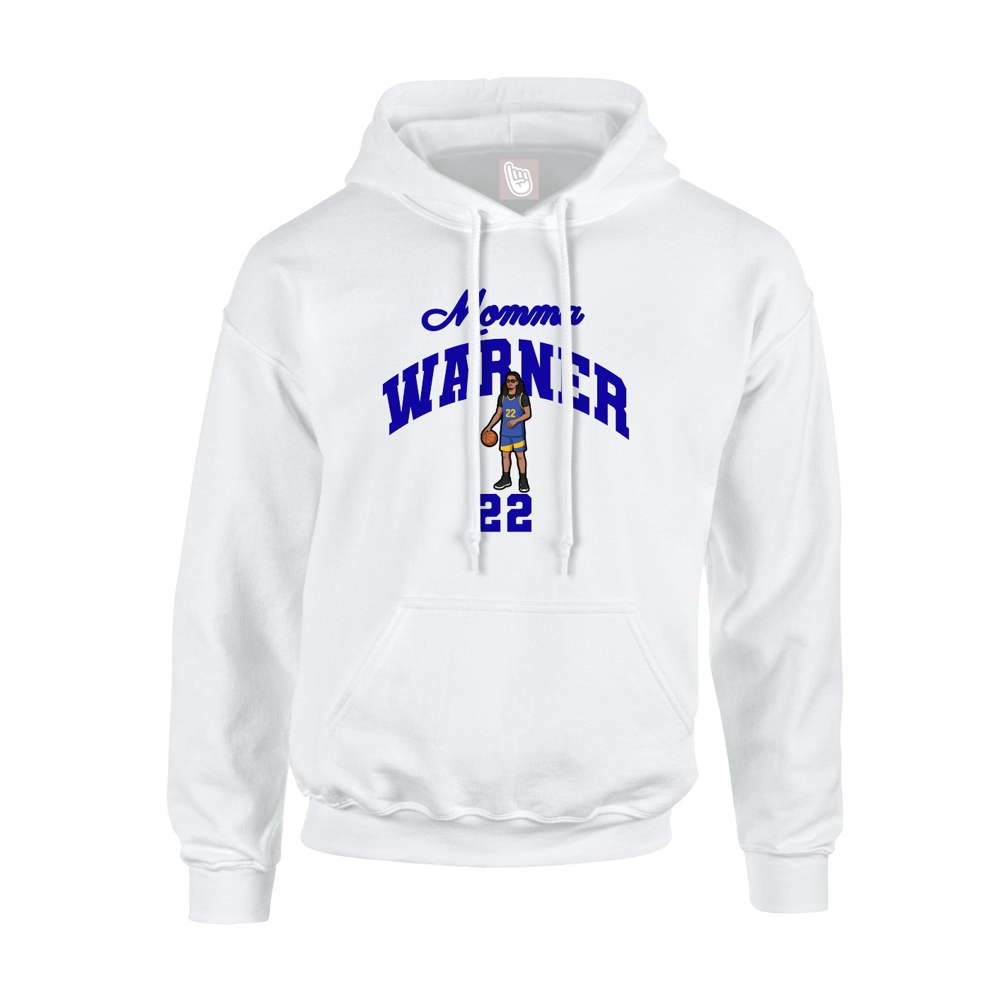 Youth Hoodie — Mothers Day Arch in White